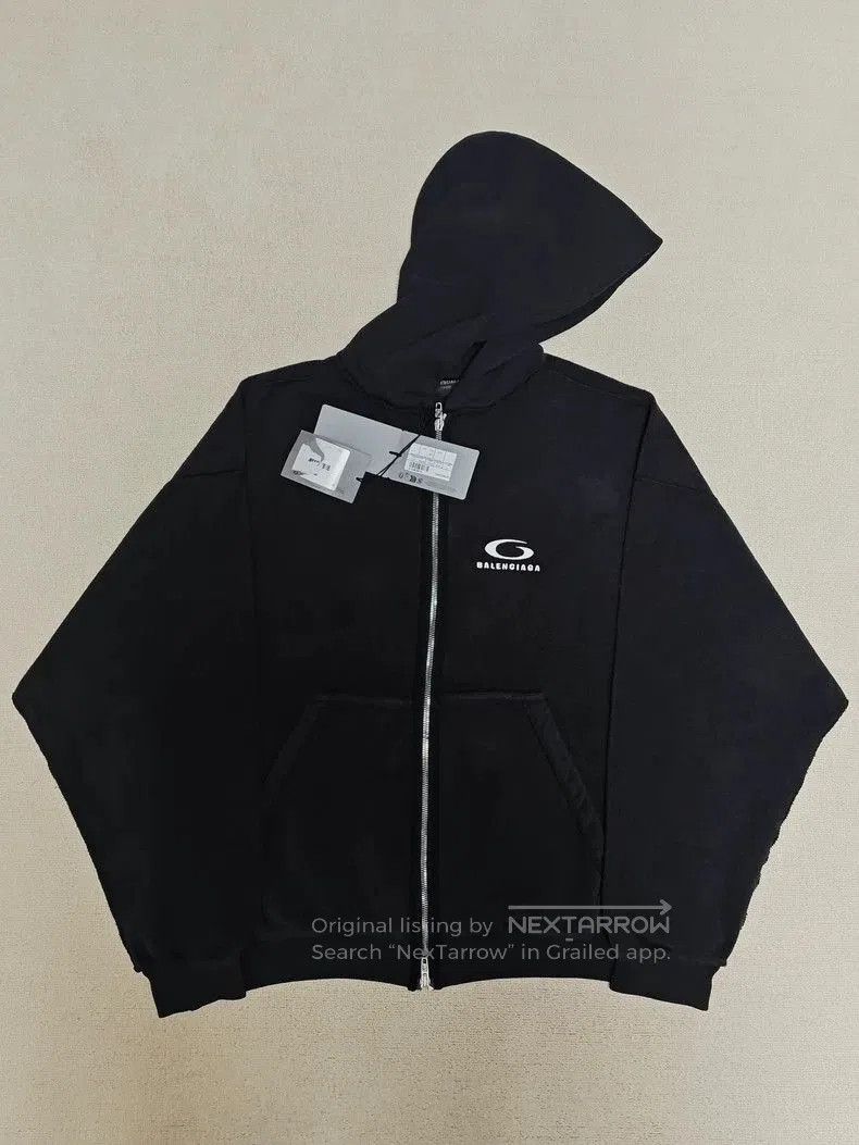 Balenciaga Balenciaga 24FW washed hoodie jacket . Size US M / EU 48-50 / 2 - 1 Thumbnail