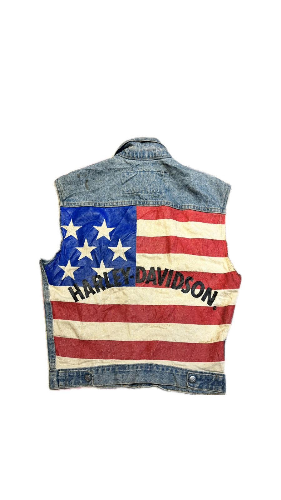 Harley Davidson HARLEY DAVIDSON DENIM VTG VEST Size US S / EU 44-46 / 1 - 1 Thumbnail