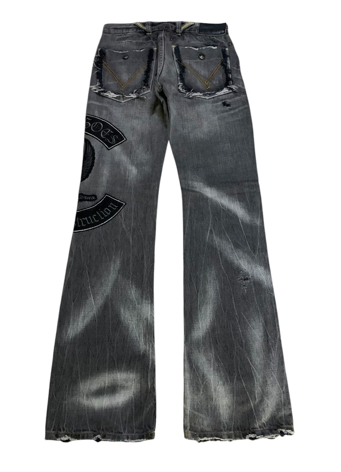 Hysteric Glamour 💥Avant-Garde Flare Denim Size US 29 - 3 Thumbnail
