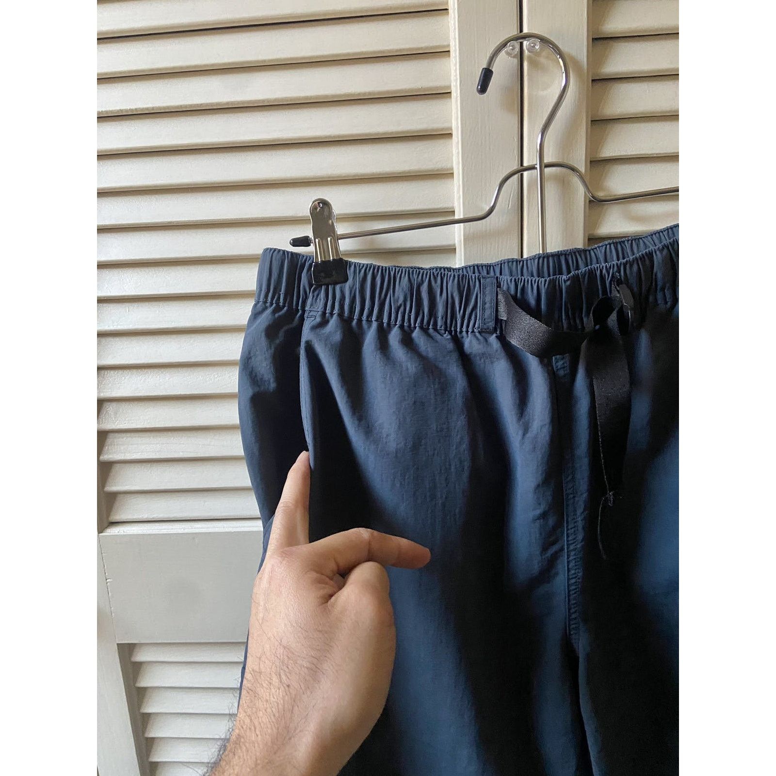 Stussy Stussy Nylon Cargo Pants Elastic Belted Waistband Blue Grey Size US 30 / EU 46 - 13 Thumbnail