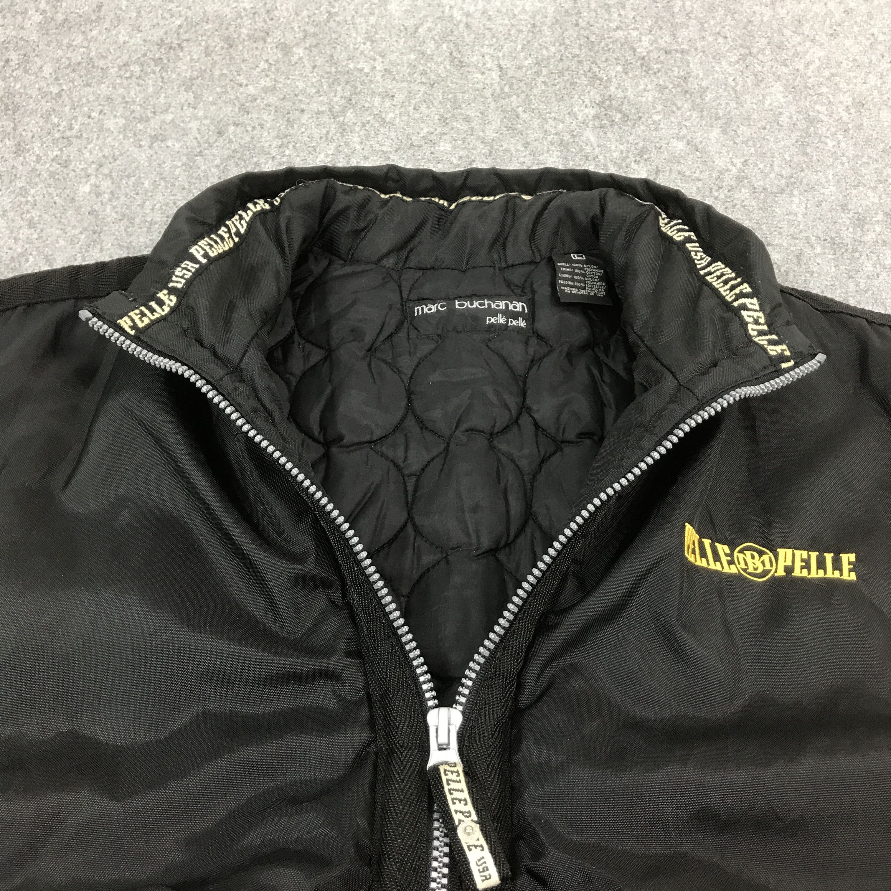 Japanese Brand × Pelle Pelle × Vintage Vintage Pelle Pelle Big Logo Quited jacket Size US L / EU 52-54 / 3 - 5 Thumbnail