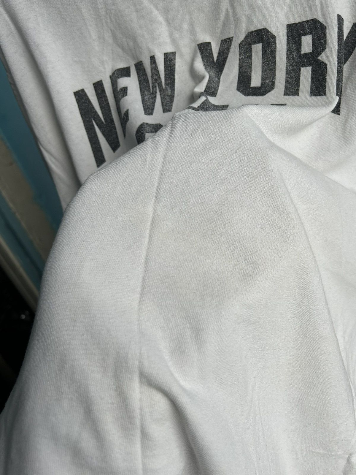 Anvil × Vintage Anvil NY City Vintage Big Logo T-shirt White Size XL Size US XL / EU 56 / 4 - 9 Thumbnail