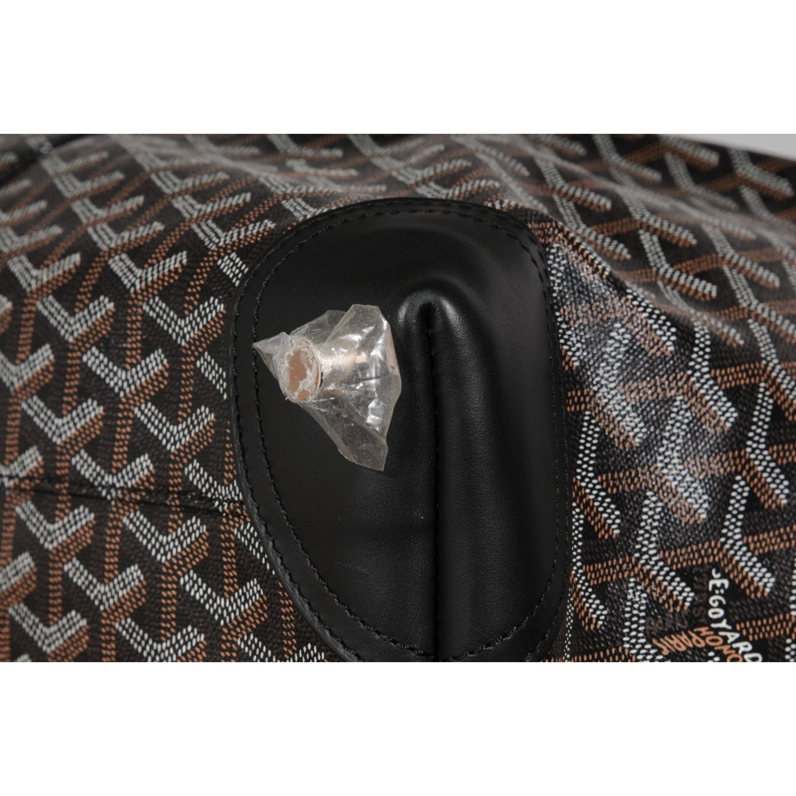 Goyard Boeing 55 Duffle Bag Black Brown Travel Carry On Weekend Size ONE SIZE - 12 Thumbnail