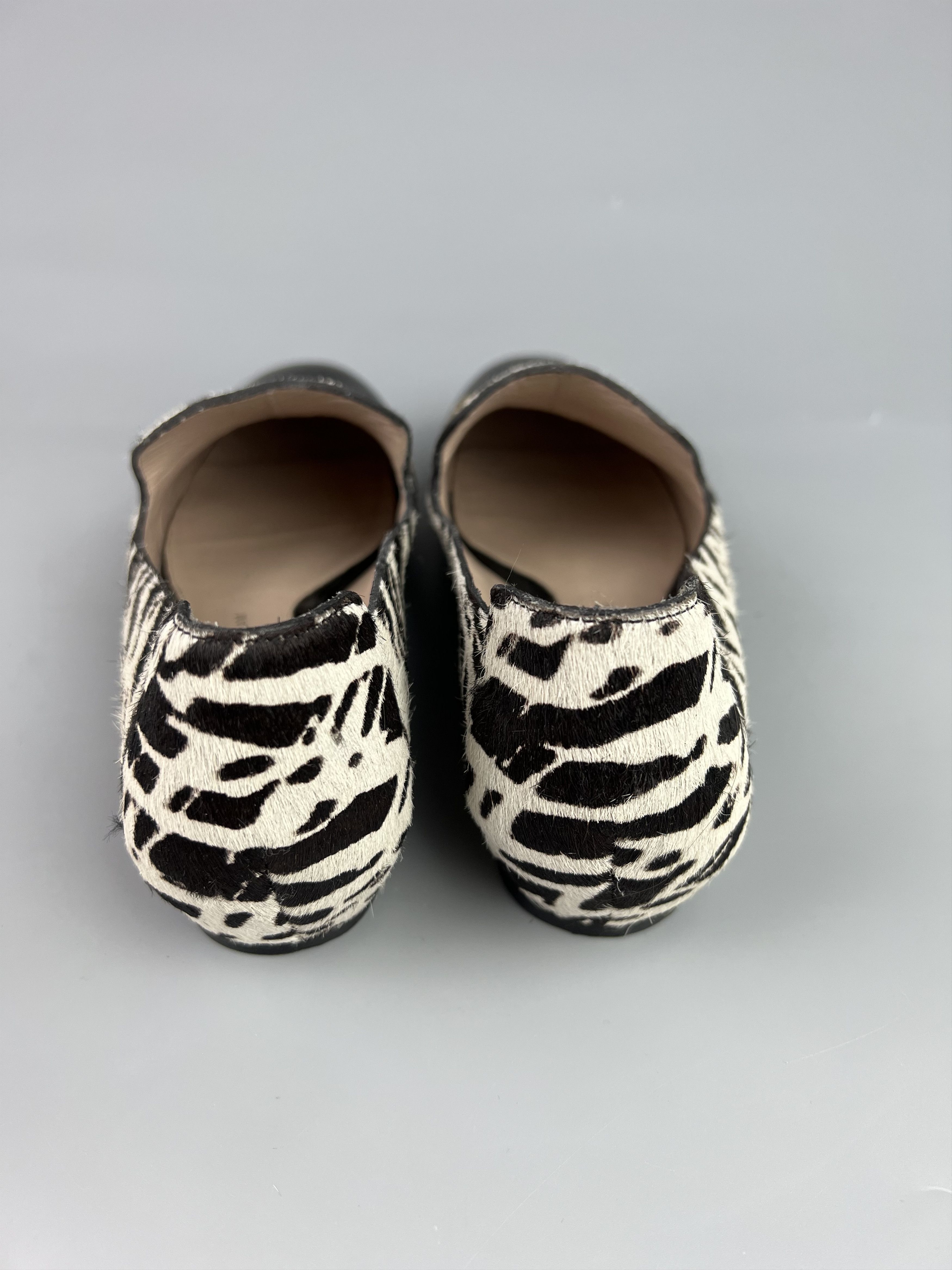 Derek Lam 10 Crosby Derek Lam 10 Crosby Leather Calf Hair Loafer Shoes Size US 8 Size US 8 / IT 38 - 3 Thumbnail