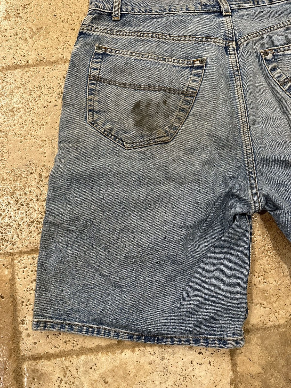 Structure × Vintage Vintage Structure Denim Relaxed Painter Jean Short Jorts Size US 36 / EU 52 - 5 Thumbnail