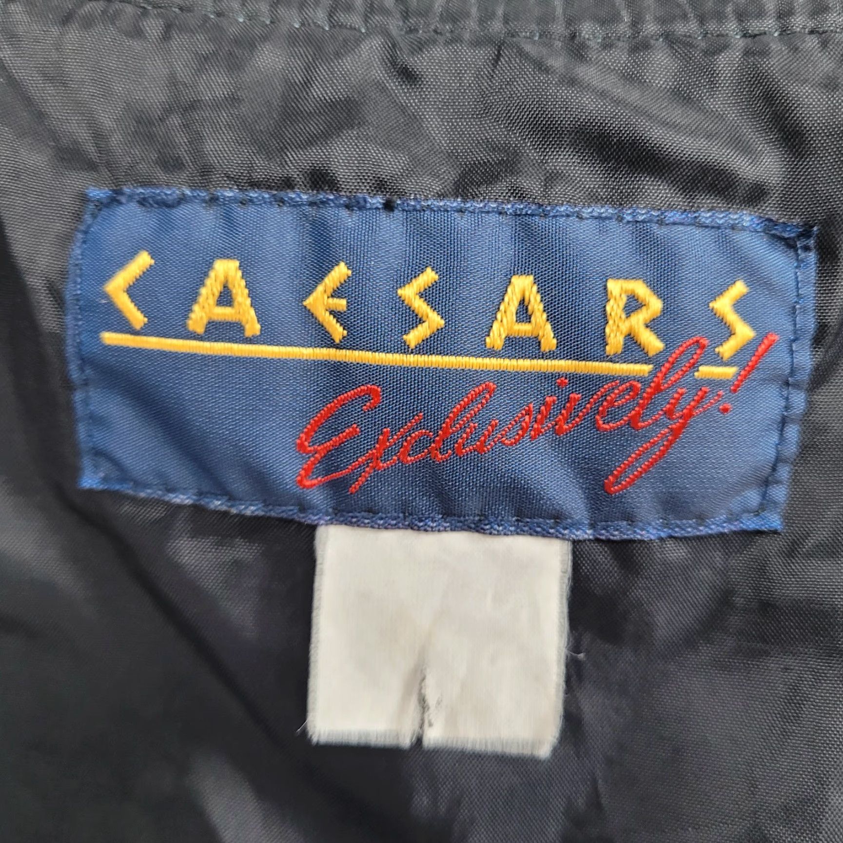 Vintage VINTAGE Caesars Green Embroidered Logos Lightweight Full Zip Bomber Jacket Size 2XL Size US XXL / EU 58 / 5 - 3 Thumbnail