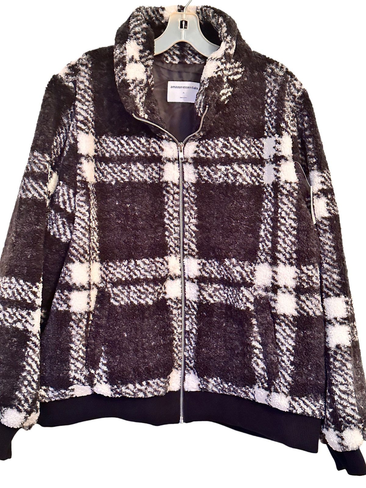 Other Women's Teddy Faux Shearling Funnel Collar Jacket Size XL / US 12-14 / IT 48-50 - 1 Thumbnail