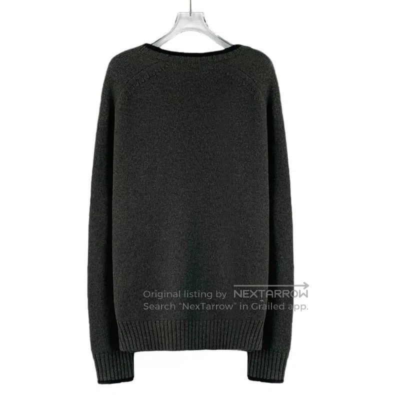 Dior Dior Dark green logo letter embroidery wool V-neck single- Size US M / EU 48-50 / 2 - 2 Thumbnail