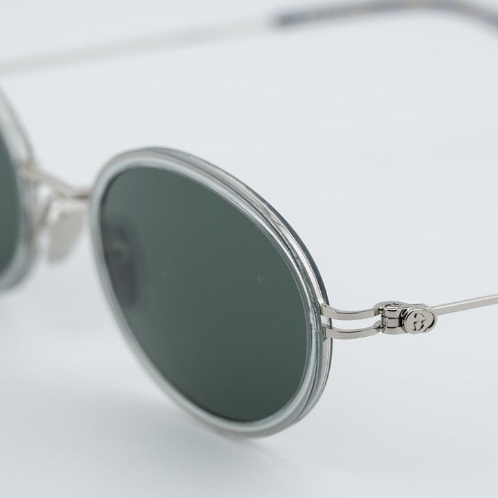 Gucci Gucci GG1980S 005 Sunglasses Transparent Cloudy Grey/Silver Size ONE SIZE - 10 Thumbnail