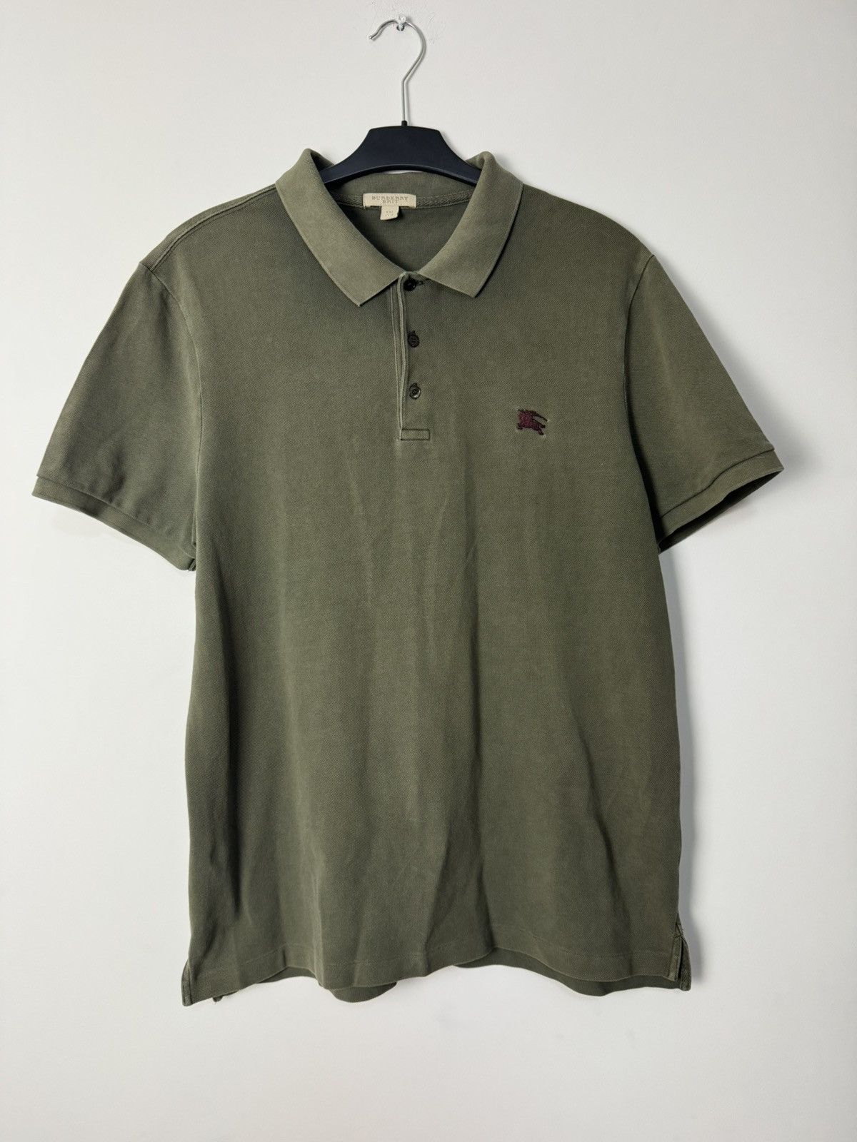 Burberry Burberry Polo big logo luxury designer olive Size US XXL / EU 58 / 5 - 1 Thumbnail