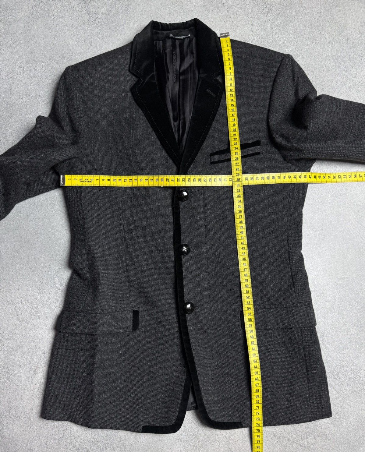 Dolce & Gabbana Dolce Gabbana Women’s Angora Wool V-Neck Blazer Jacket Size 44S - 21 Thumbnail