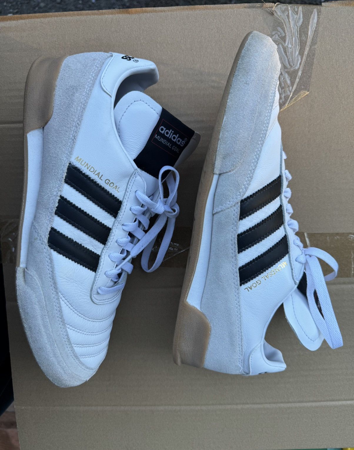 Adidas Adidas Mundial Goal Low Top Soccer Football Shoes Size US 9 / EU 42 - 3 Thumbnail