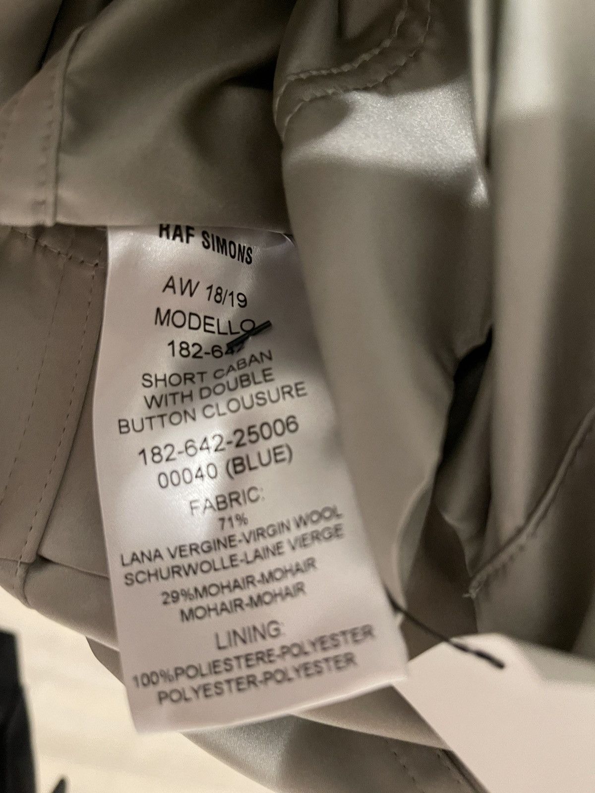 Raf Simons Raf Simons AW18 Short Caban Coat Size US M / EU 48-50 / 2 - 10 Thumbnail