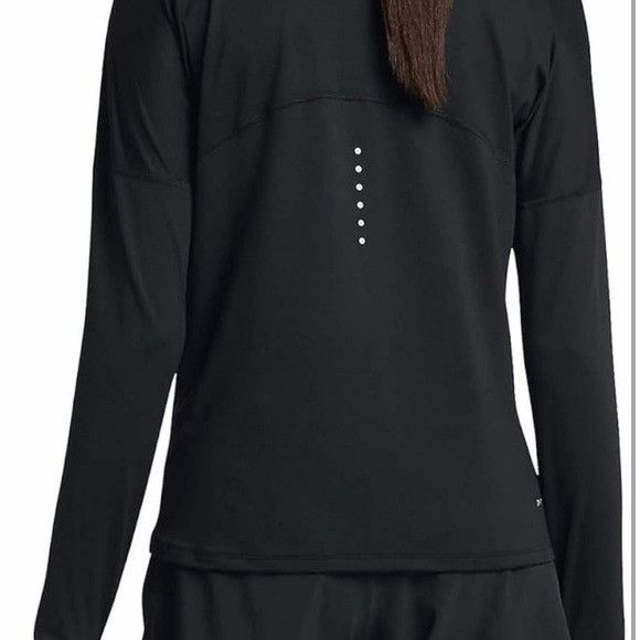 Nike NIKE Womens Dry Element 1/2 Zip Running Top Sz Large L Size L / US 10 / IT 46 - 2 Thumbnail