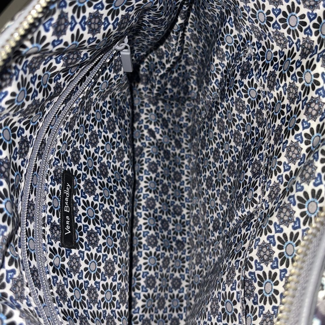Vera Bradley Carson East West Quilted Cotton Tote Bag Medallion Boho Chic Size ONE SIZE - 4 Thumbnail