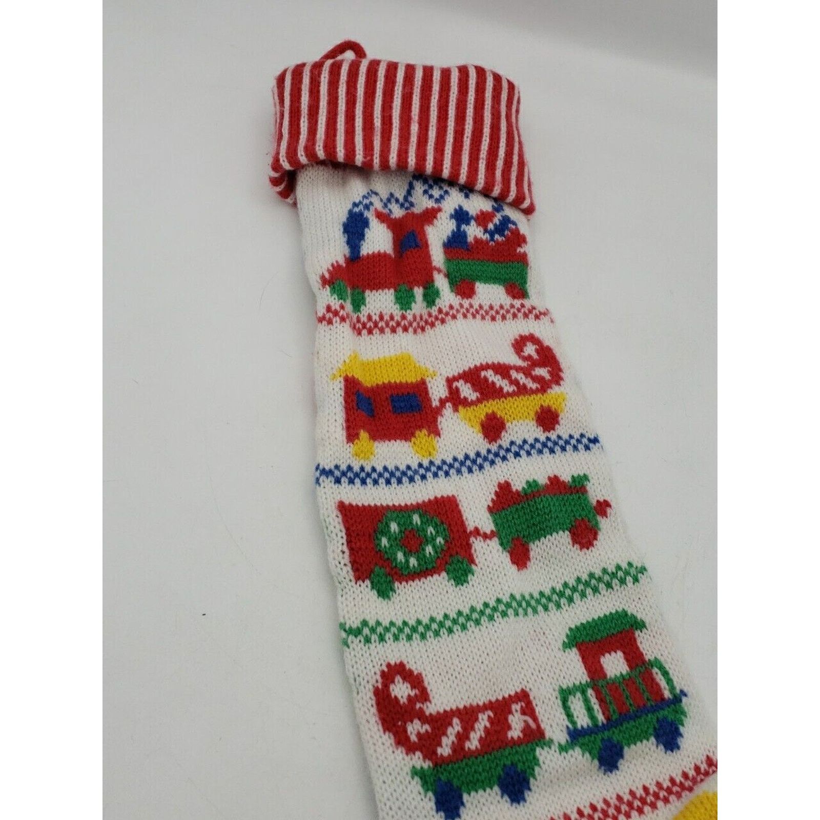 Oshkosh Oshkosh 90s Vintage Sweater Knit Christmas Stockings Toy Size ONE SIZE - 11 Thumbnail