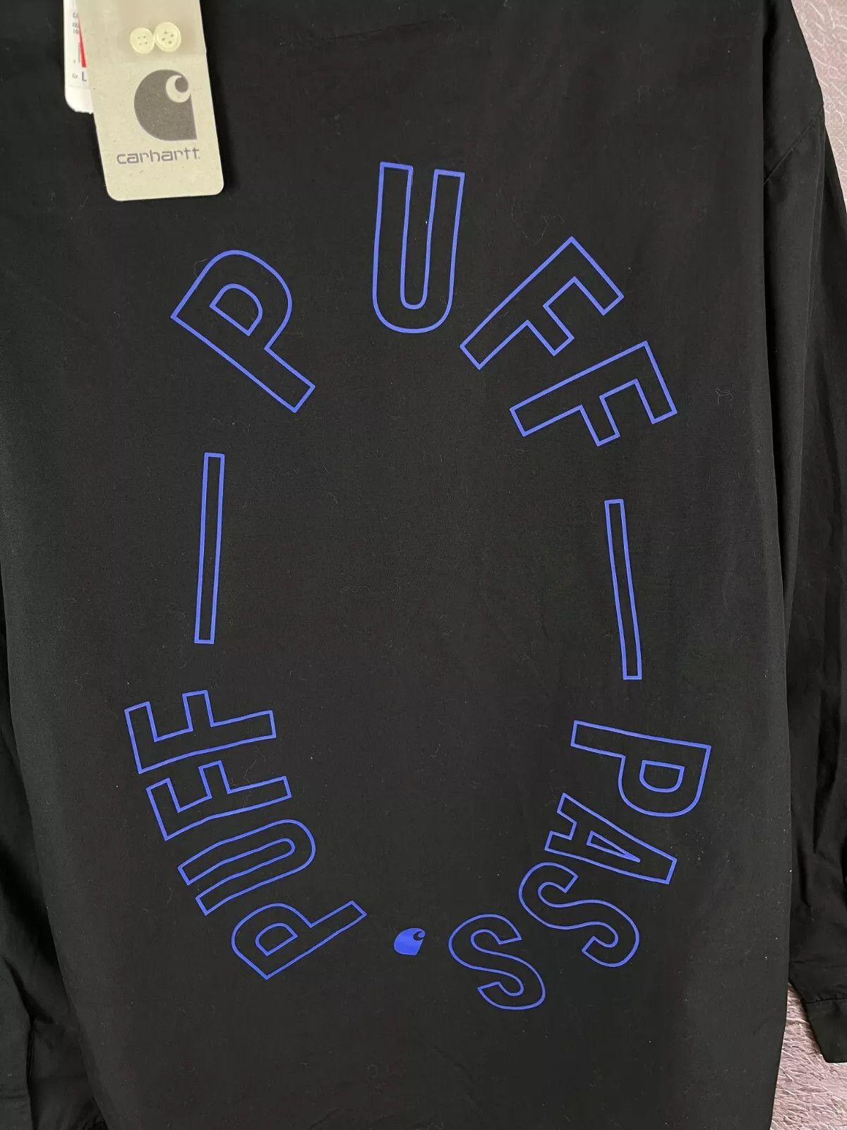 Carhartt Carhartt x Fela LS F.Kuti Half placket shirt colarless logo Size US L / EU 52-54 / 3 - 17 Thumbnail