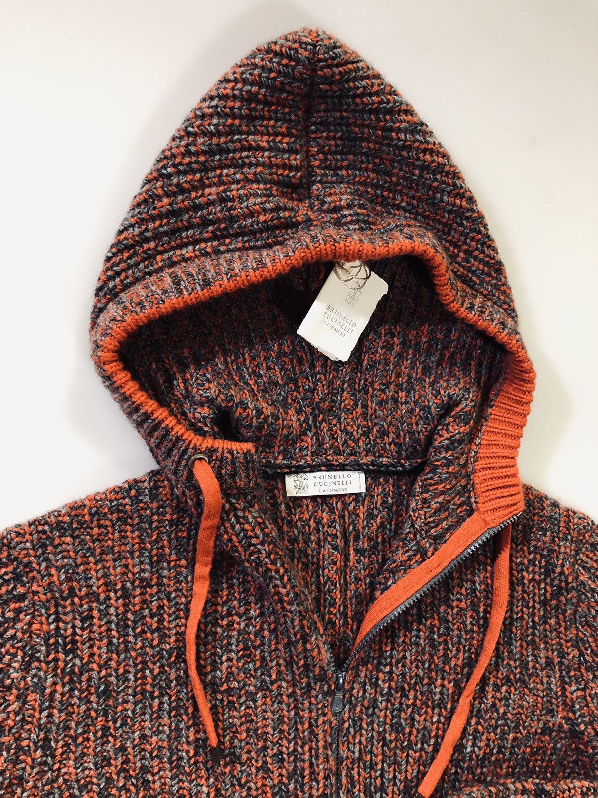 Brunello Cucinelli Brunello Cucinelli 🇮🇹 fisherman knit cashmere hoodie 52 new Size US L / EU 52-54 / 3 - 8 Thumbnail