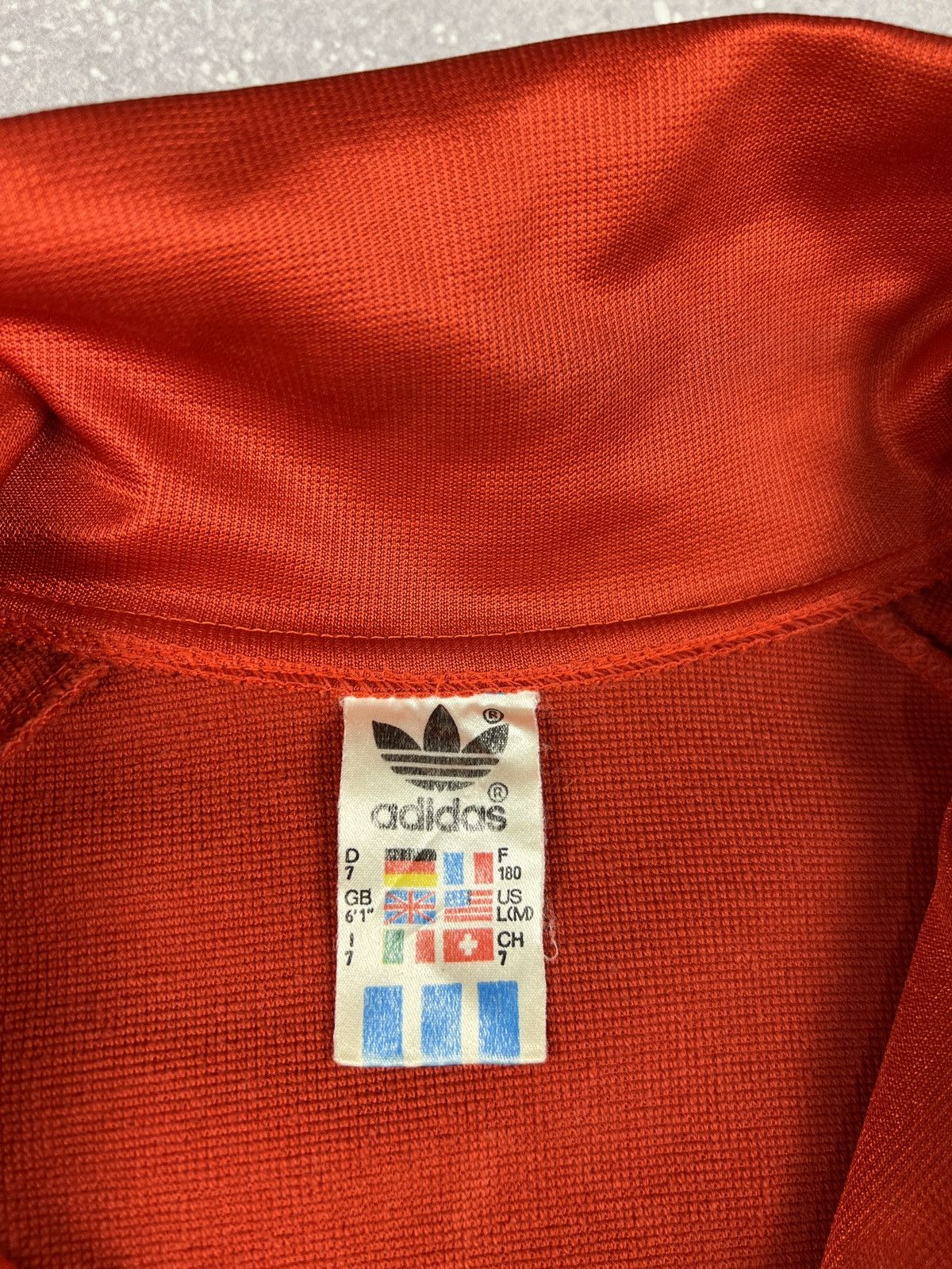Adidas RARE 80s 90s Adidas Switzerland Track Jacket West Germany Size US L / EU 52-54 / 3 - 6 Thumbnail