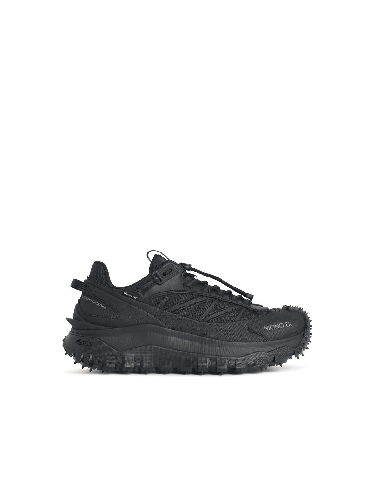 Moncler MONCLER 'Trailgrip Gtx' Black Polyamide Sneakers Size US 8 / EU 41 - 1 Thumbnail