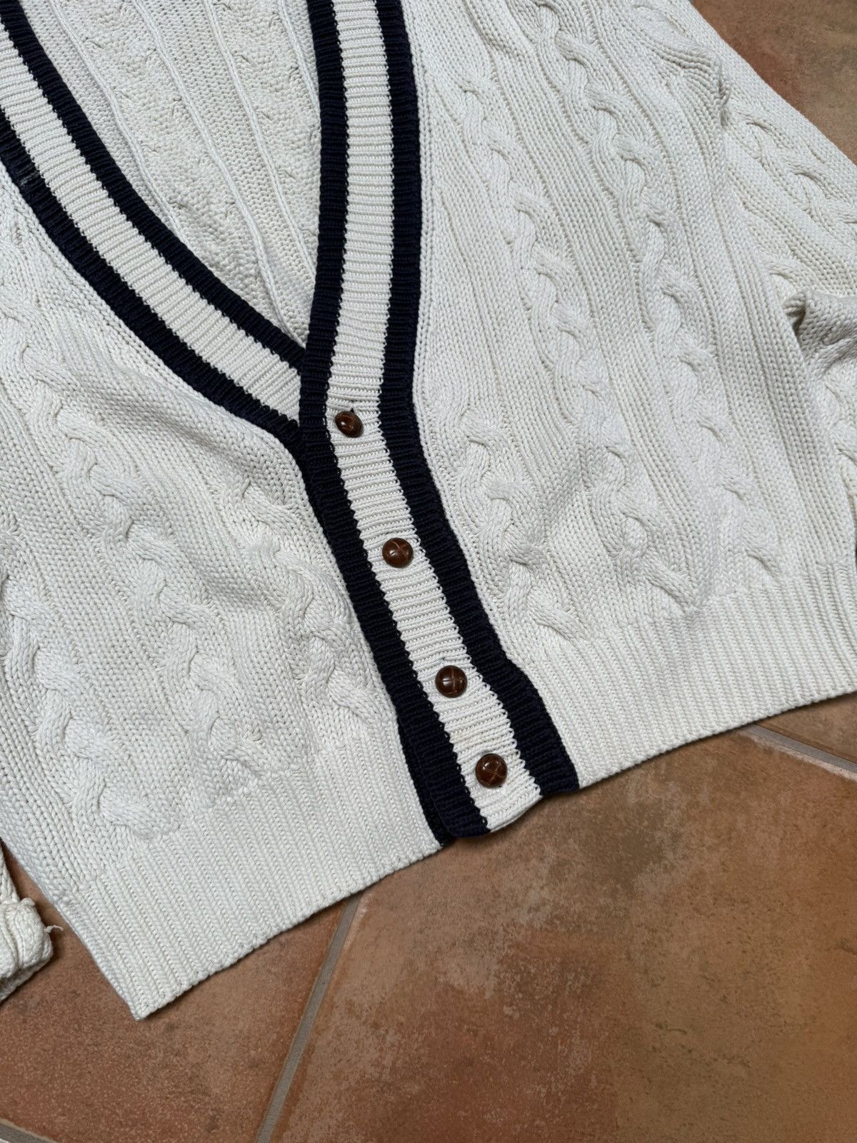 Gap Vintage GAP Cable Knit Cardigan Size US L / EU 52-54 / 3 - 4 Thumbnail