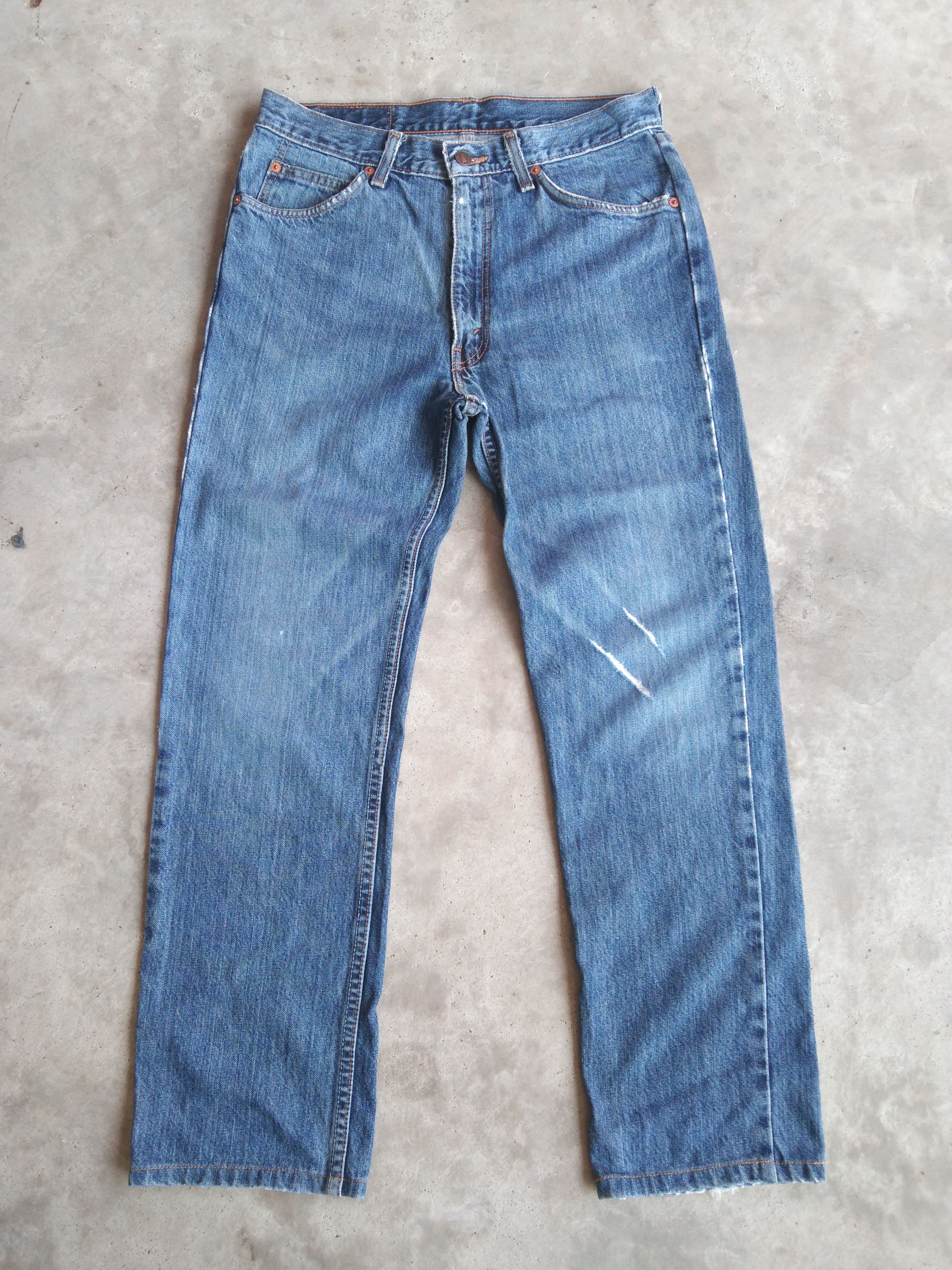 Levi's 🍊 Vintage Levi's 605 Orange Tab 30x28 Size US 30 / EU 46 - 1 Thumbnail