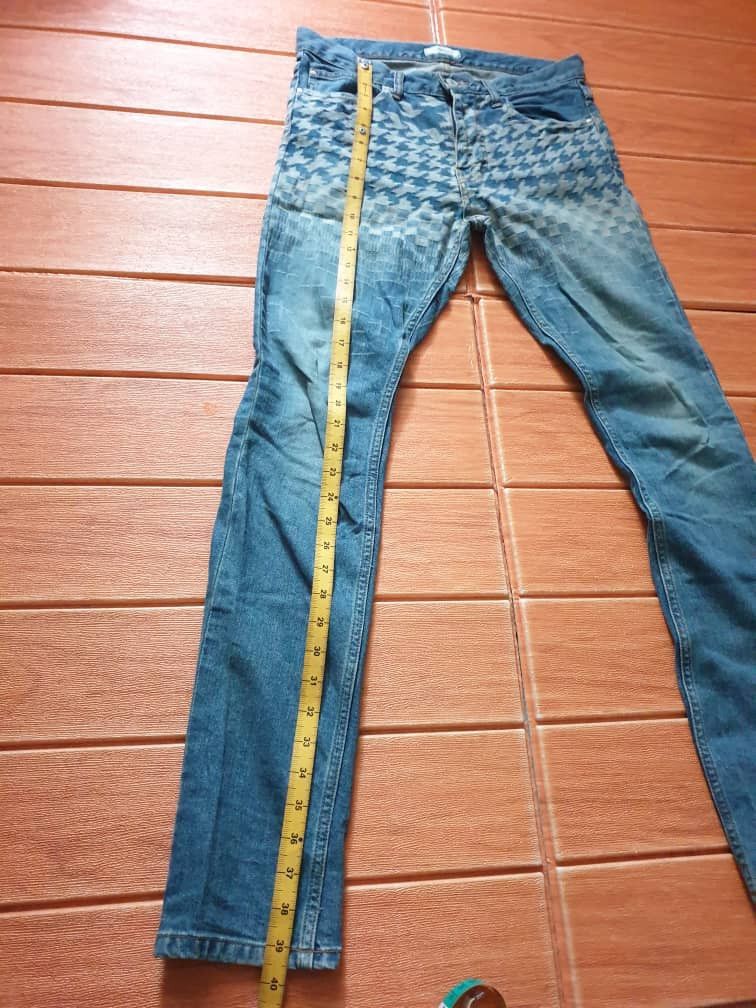 PPFM 💥Fraguais made in Japan abstract skinny jeans Size US 30 / EU 46 - 10 Thumbnail