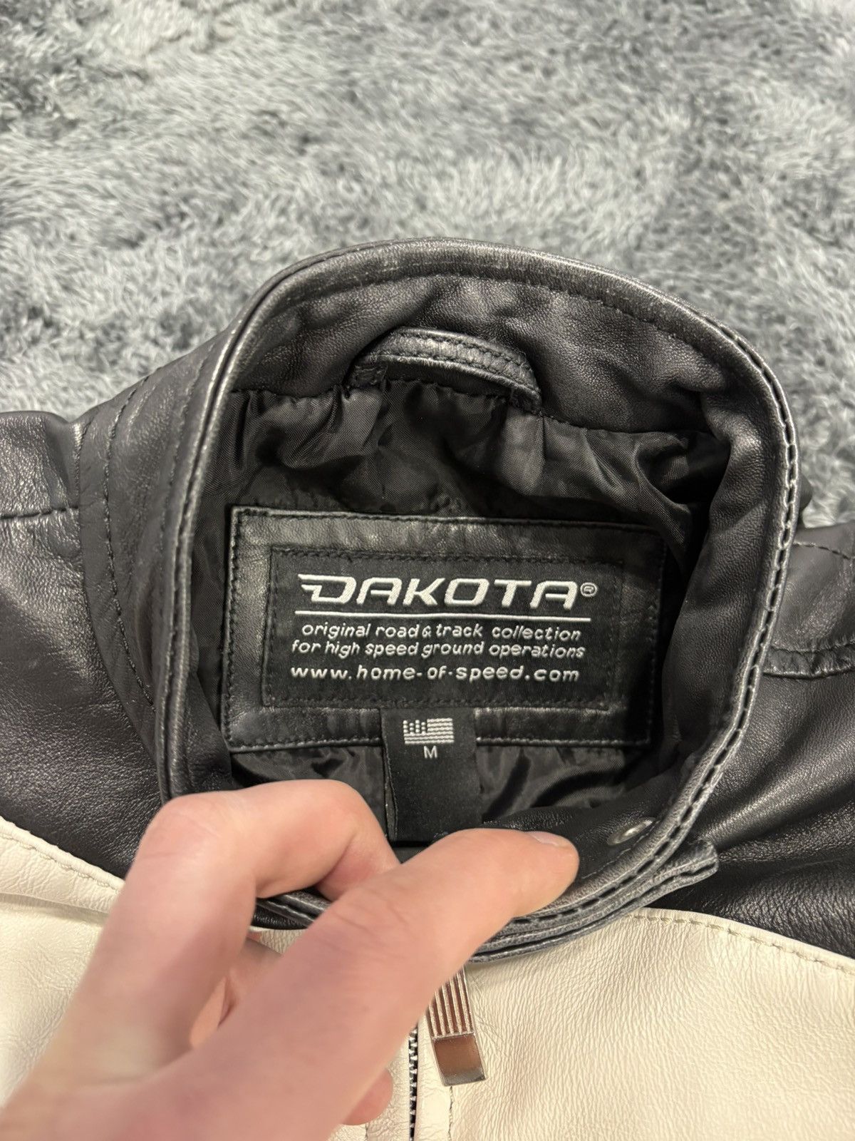 Japanese Brand Vintage Dakota Real Leather Racing Jacket Size M / US 6-8 / IT 42-44 - 5 Thumbnail