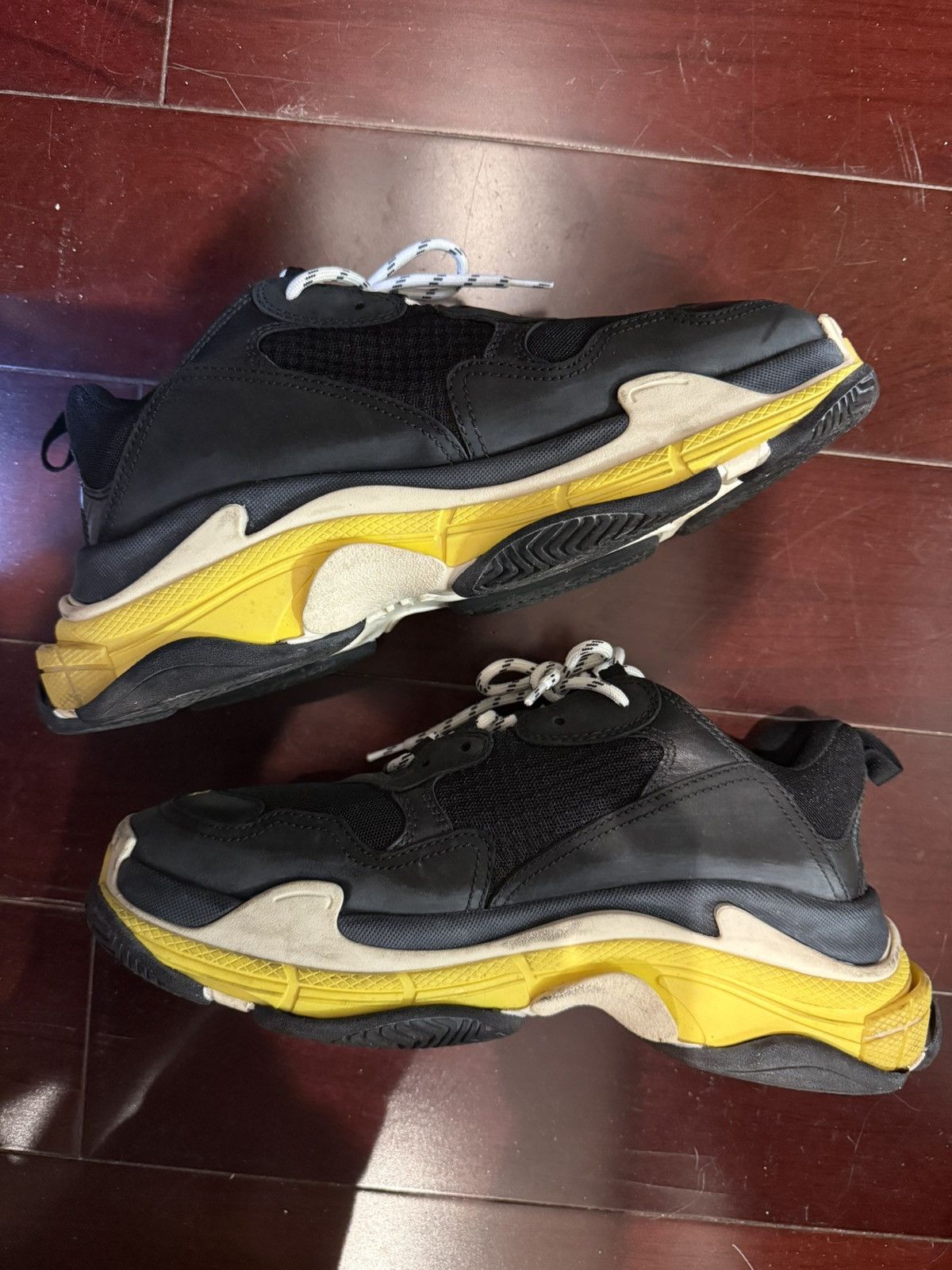 Balenciaga Balenciaga triple s black and yellow Size US 11 / EU 44 - 4 Thumbnail