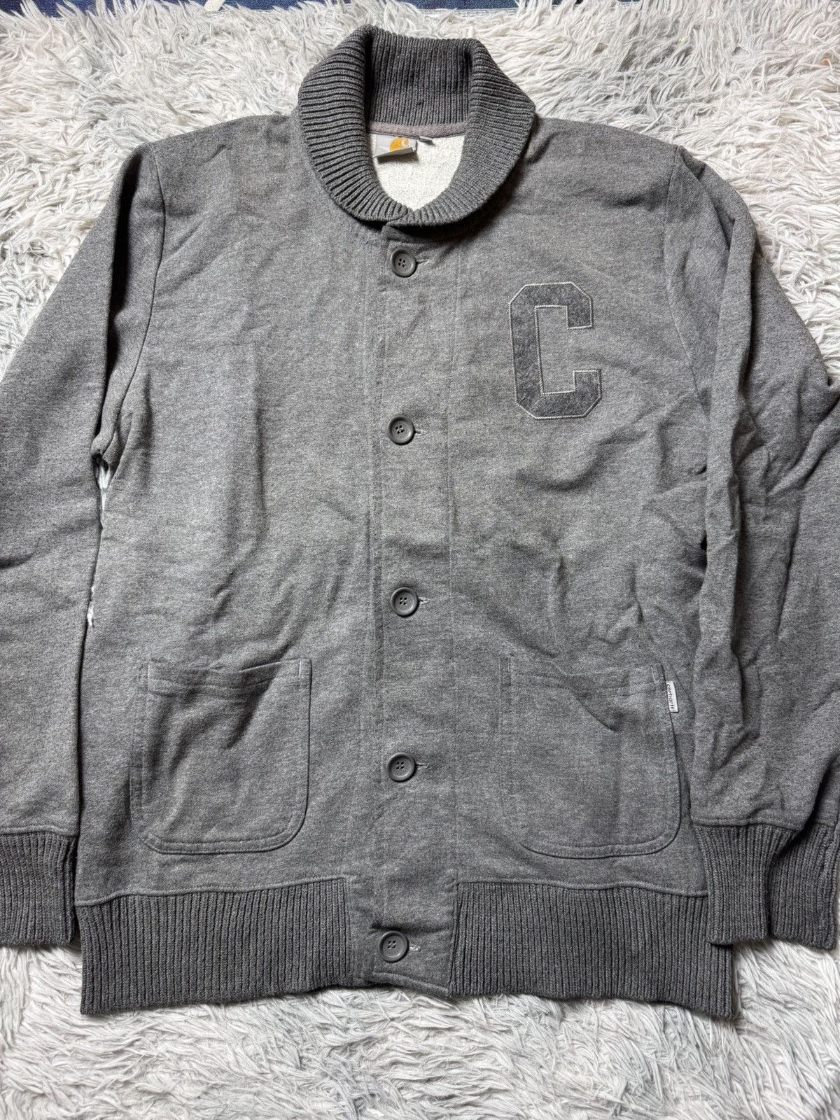 Carhartt Wip Carhartt WIP Cambell Shawl Cardigan Size US L / EU 52-54 / 3 - 1 Thumbnail