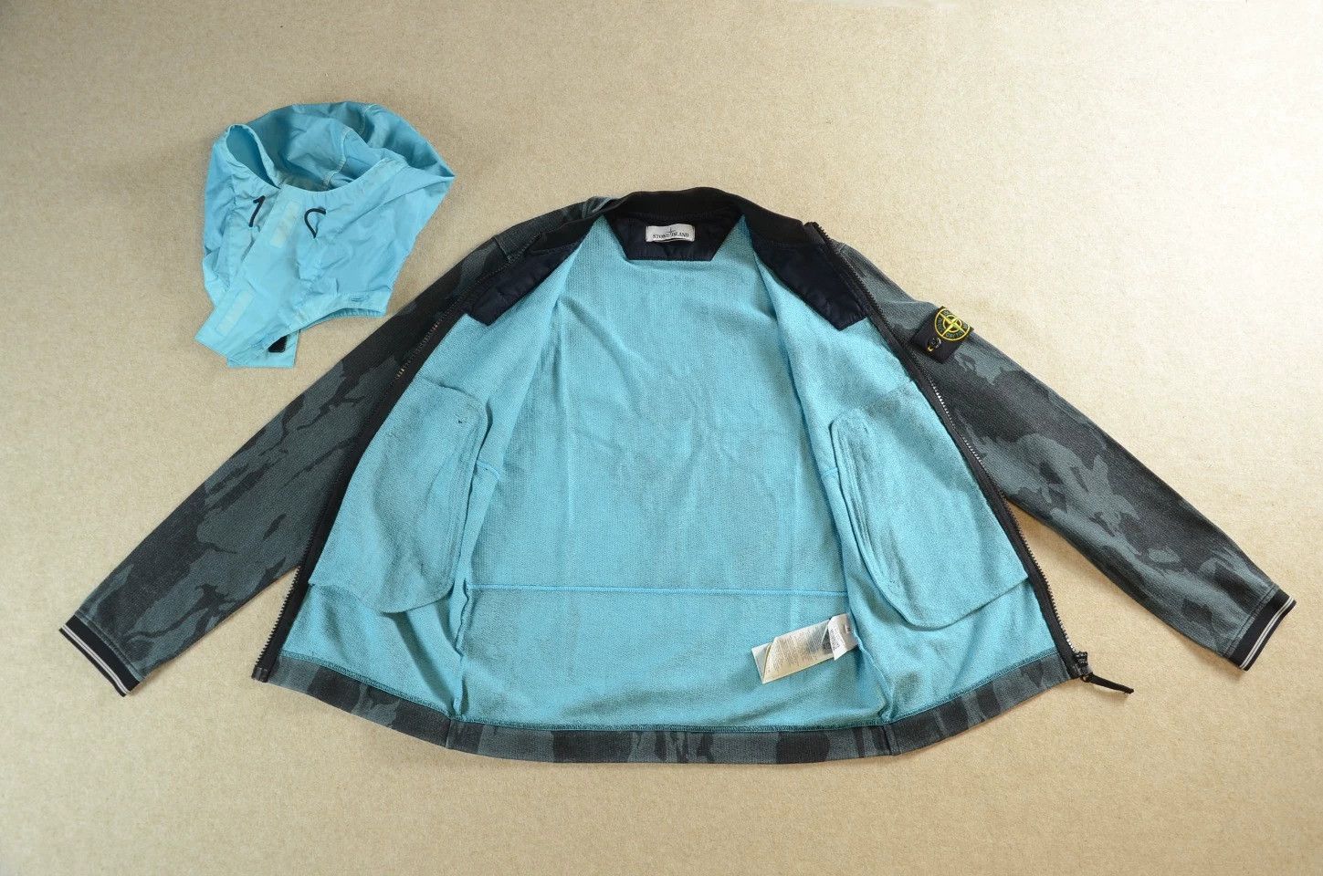 Stone Island Stone Island Camo Hooded Jacket with Patch Logo M Size US M / EU 48-50 / 2 - 6 Thumbnail