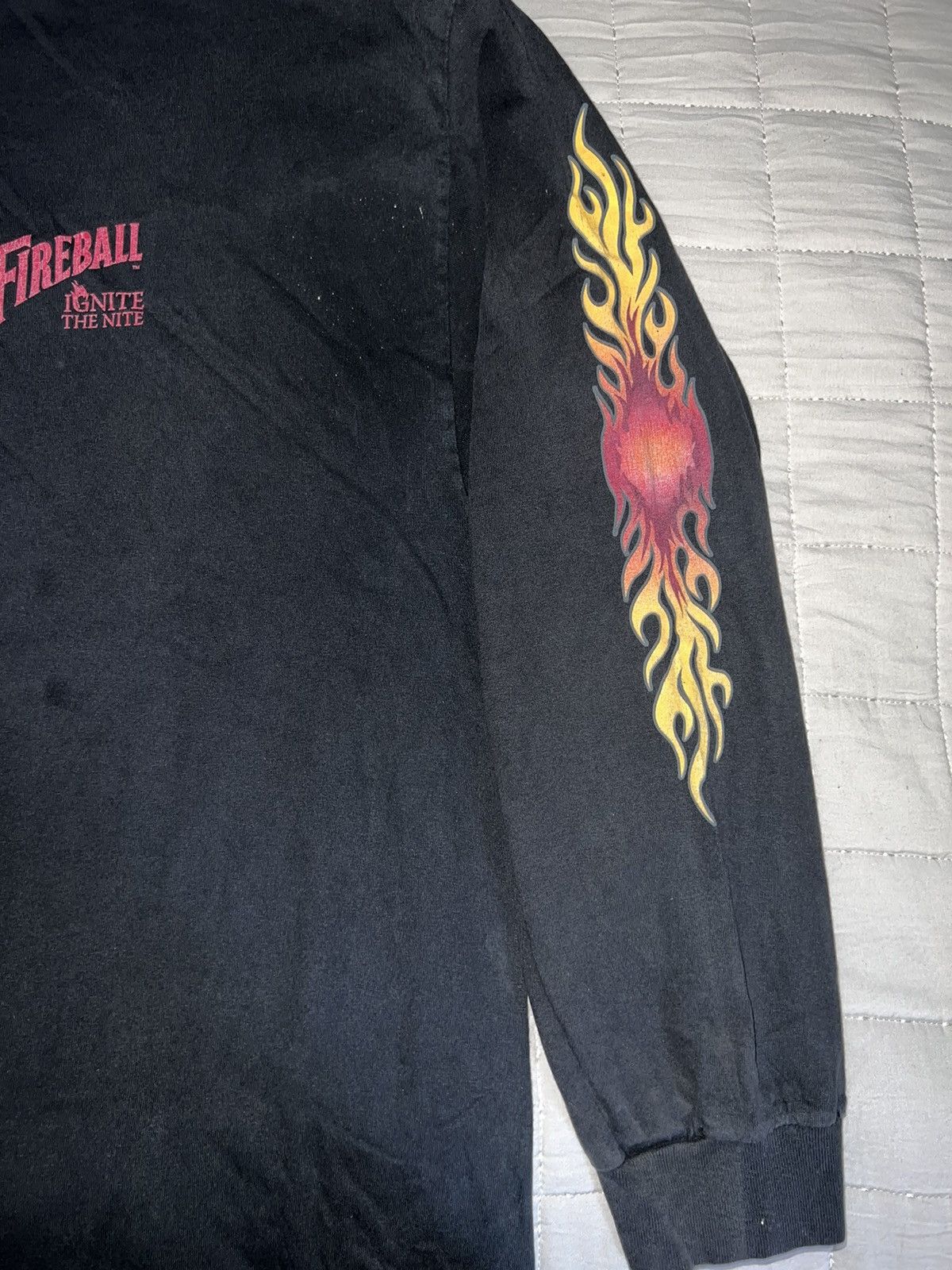 Vintage Fireball Longsleeve tee Size US XL / EU 56 / 4 - 3 Thumbnail