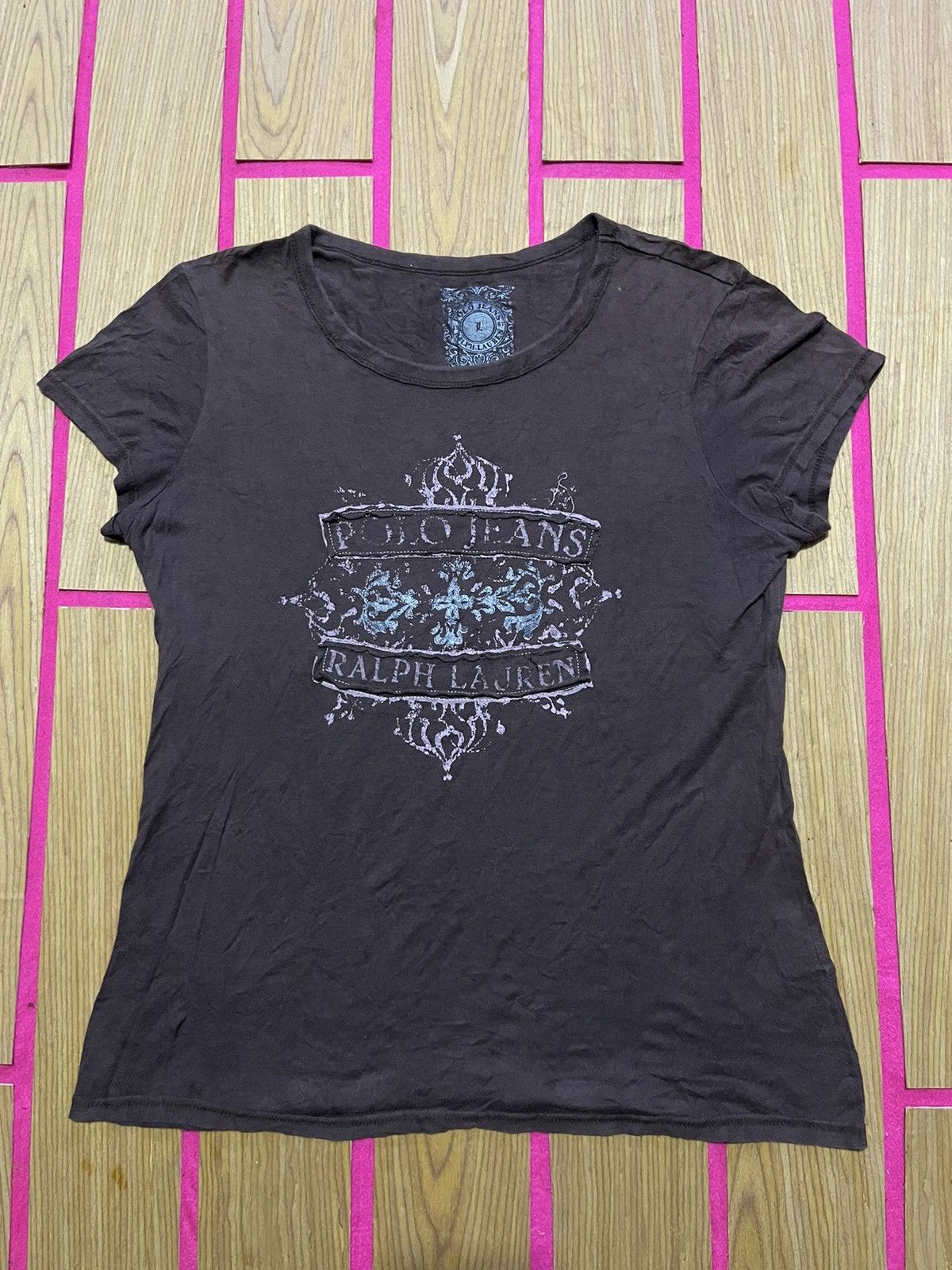 If Six Was Nine VINTAGE Y2K RALPH LAUREN short tshirt women style Size M / US 6-8 / IT 42-44 - 1 Thumbnail