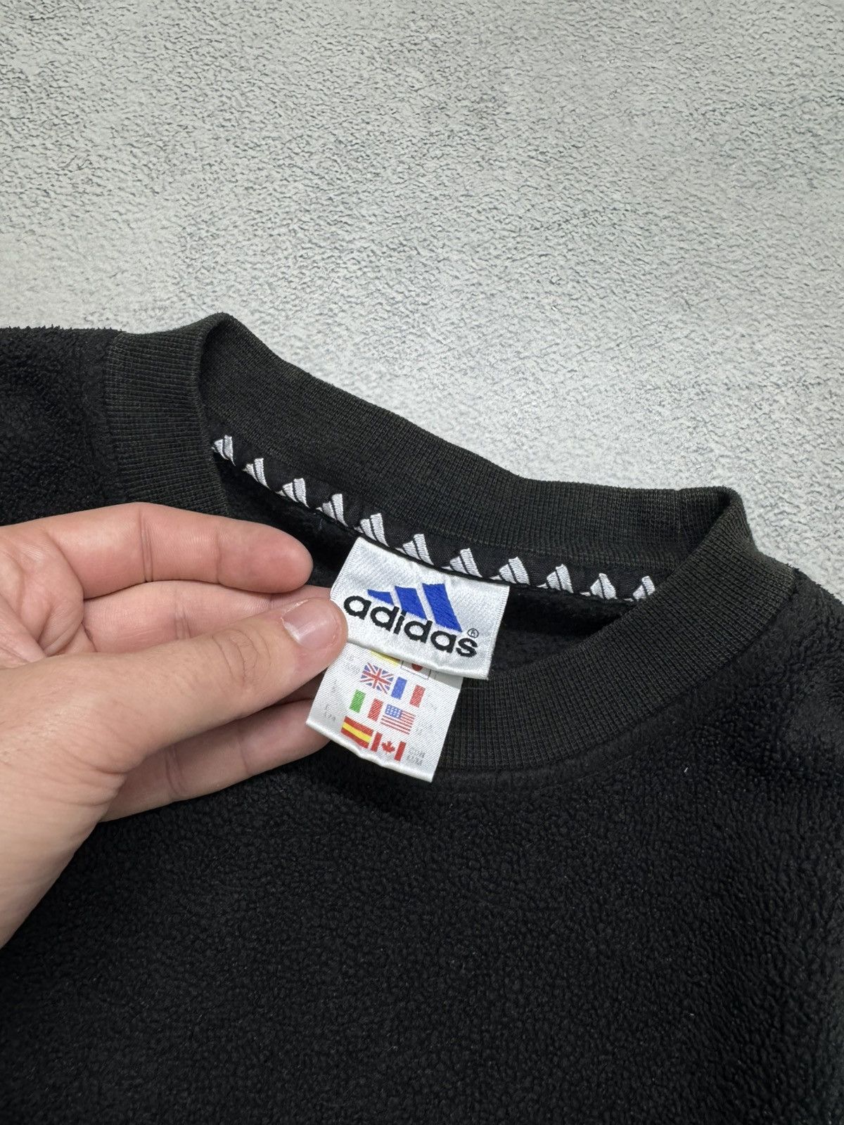 Adidas Vintage Adidas Fleece Sweatshirt 00’s Size US M / EU 48-50 / 2 - 8 Thumbnail