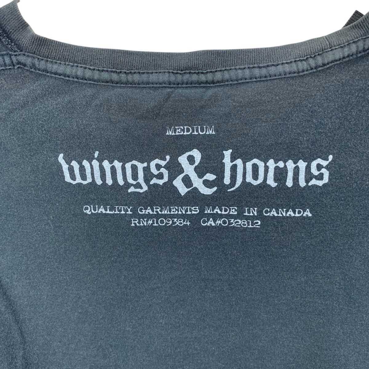 Other WINGS & HORNS CANADA Butterfly Pawn Chess Tee Shirt Top Size M / US 6-8 / IT 42-44 - 8 Thumbnail