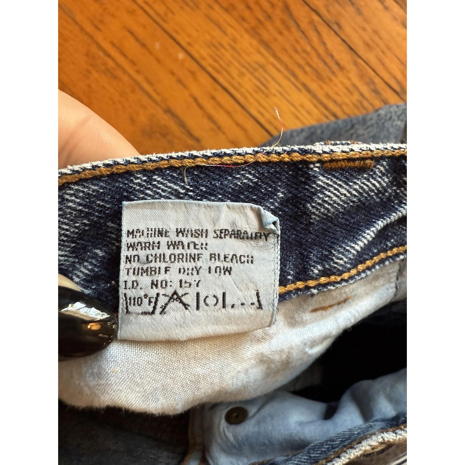 Other Vintage PS Gitano Womens High Waisted Tapered Jeans 14 Long Size 36" / US 14 / IT 50 - 6 Thumbnail