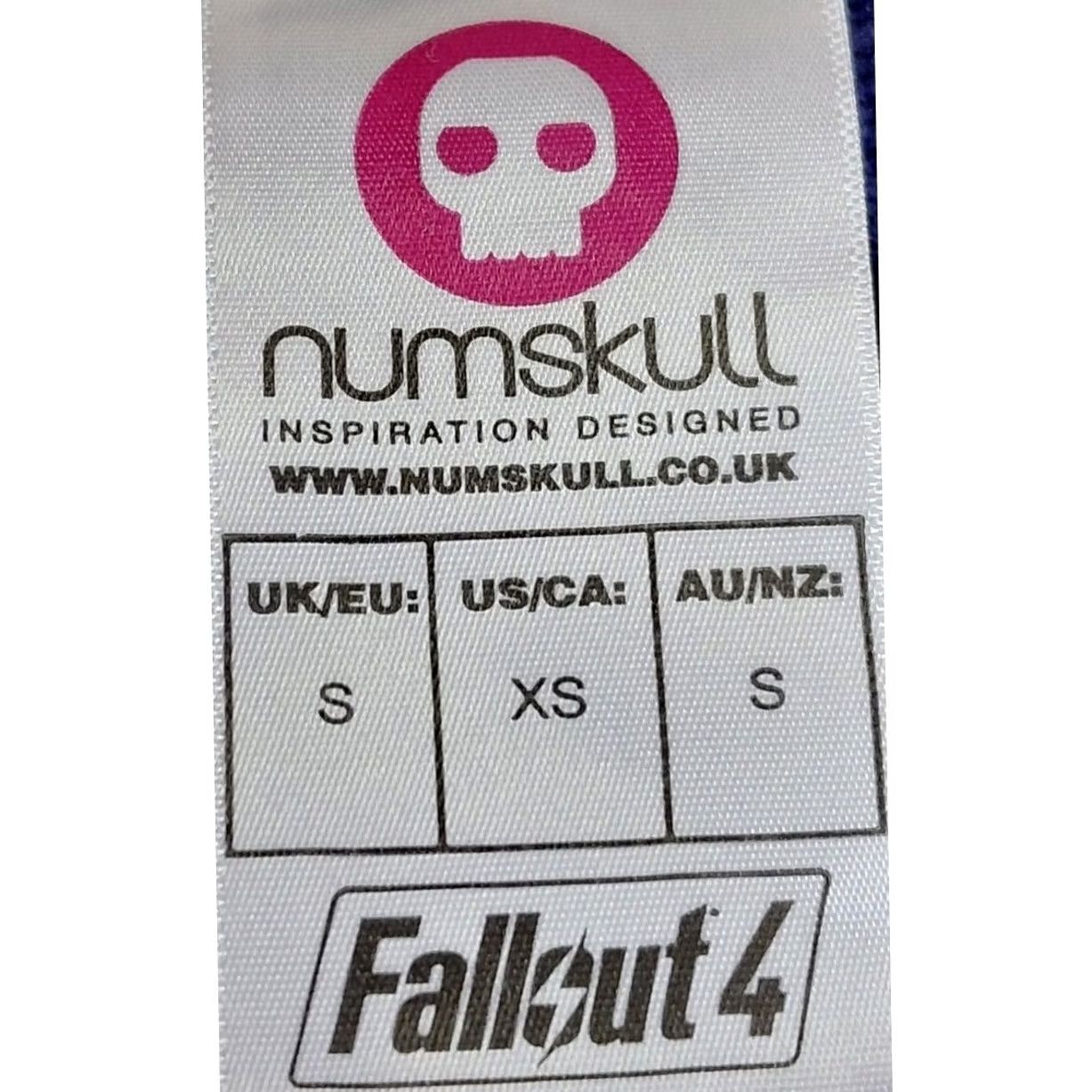 Vintage Numskull Fallout 4 Vault-Tec Christmas Sweater XS Blue Graphic Print Knit Size US XS / EU 42 / 0 - 4 Thumbnail