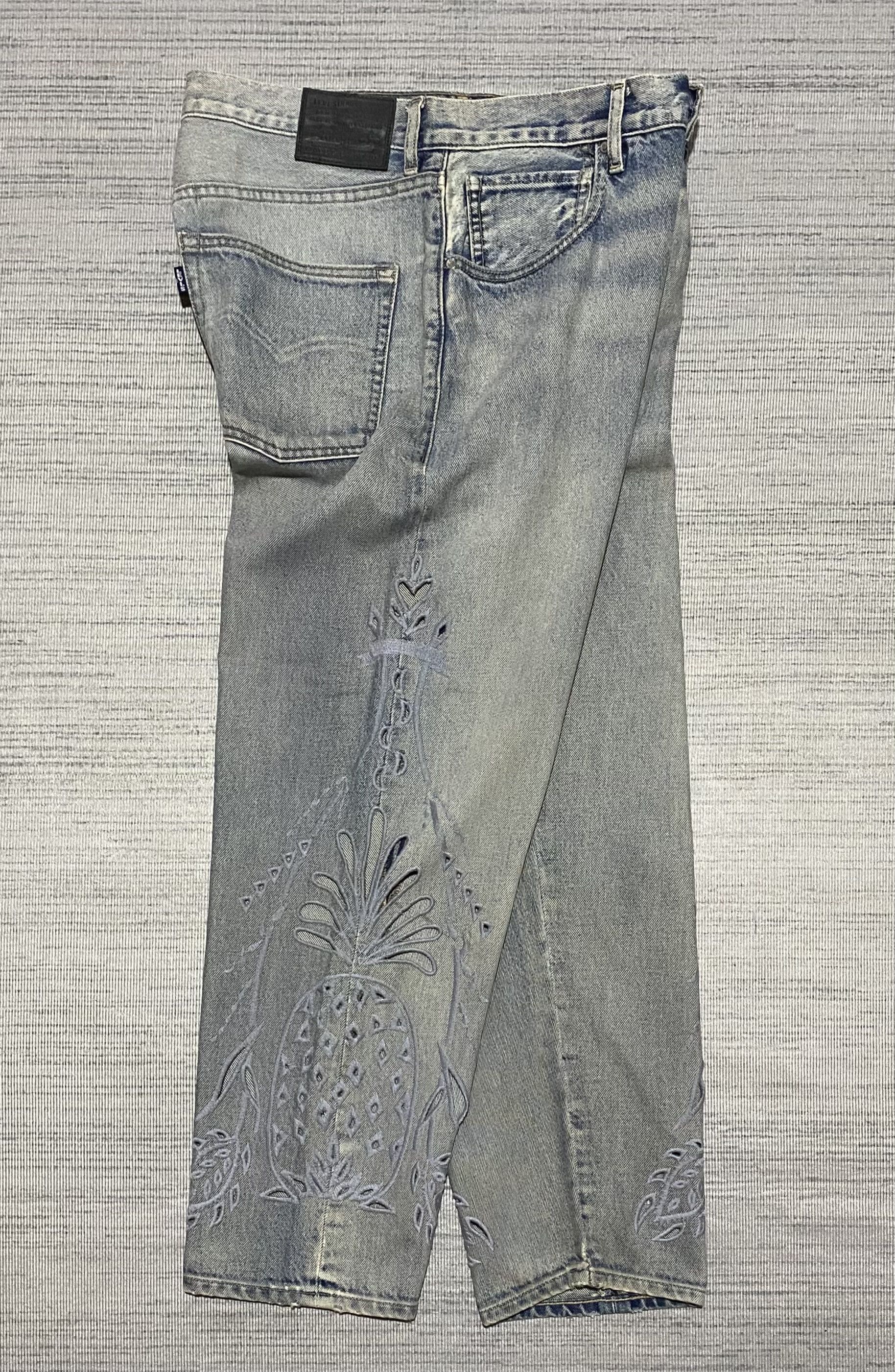Levi's LEVI’S Made&Crafted BARREL CROP Loose wide JEANS Size 30" / US 8 / IT 44 - 2 Thumbnail
