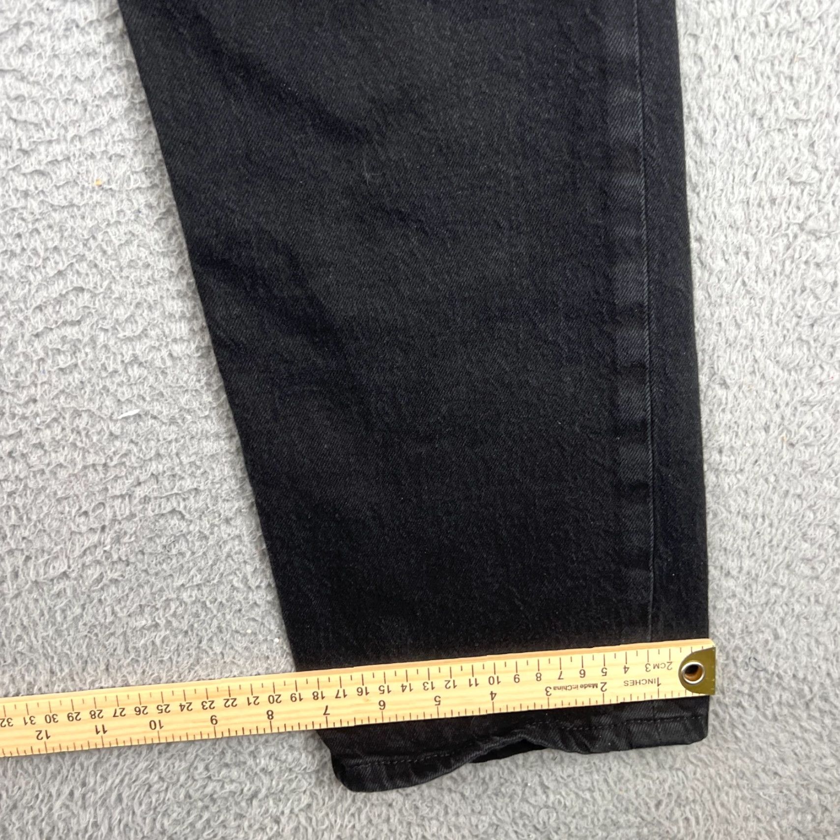 Levi's VINTAGE Levi's 501 Jeans Women Slim 32x28 Denim Black Wash Straight Jeans Girls Womens Size 24" / US 00 / IT 34 - 2 Thumbnail