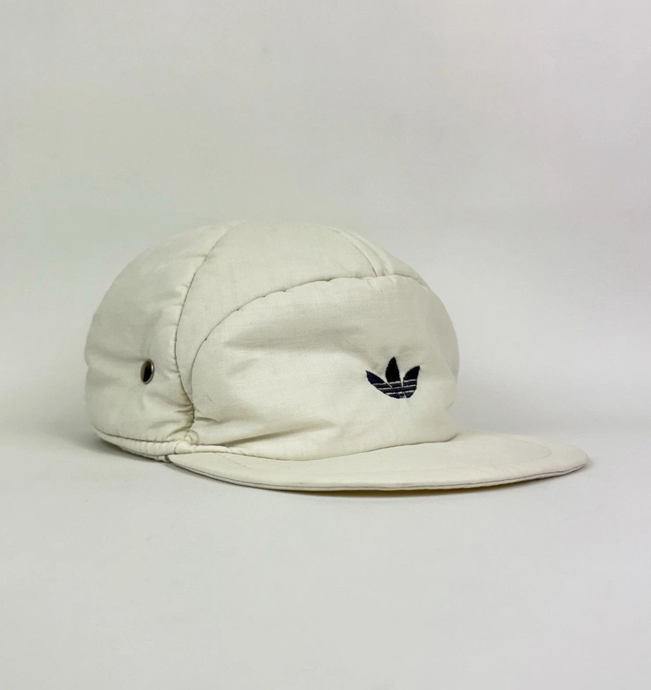 Adidas Vintage Adidas Made in West Germany Hat Cap White Insulated Size ONE SIZE - 7 Thumbnail