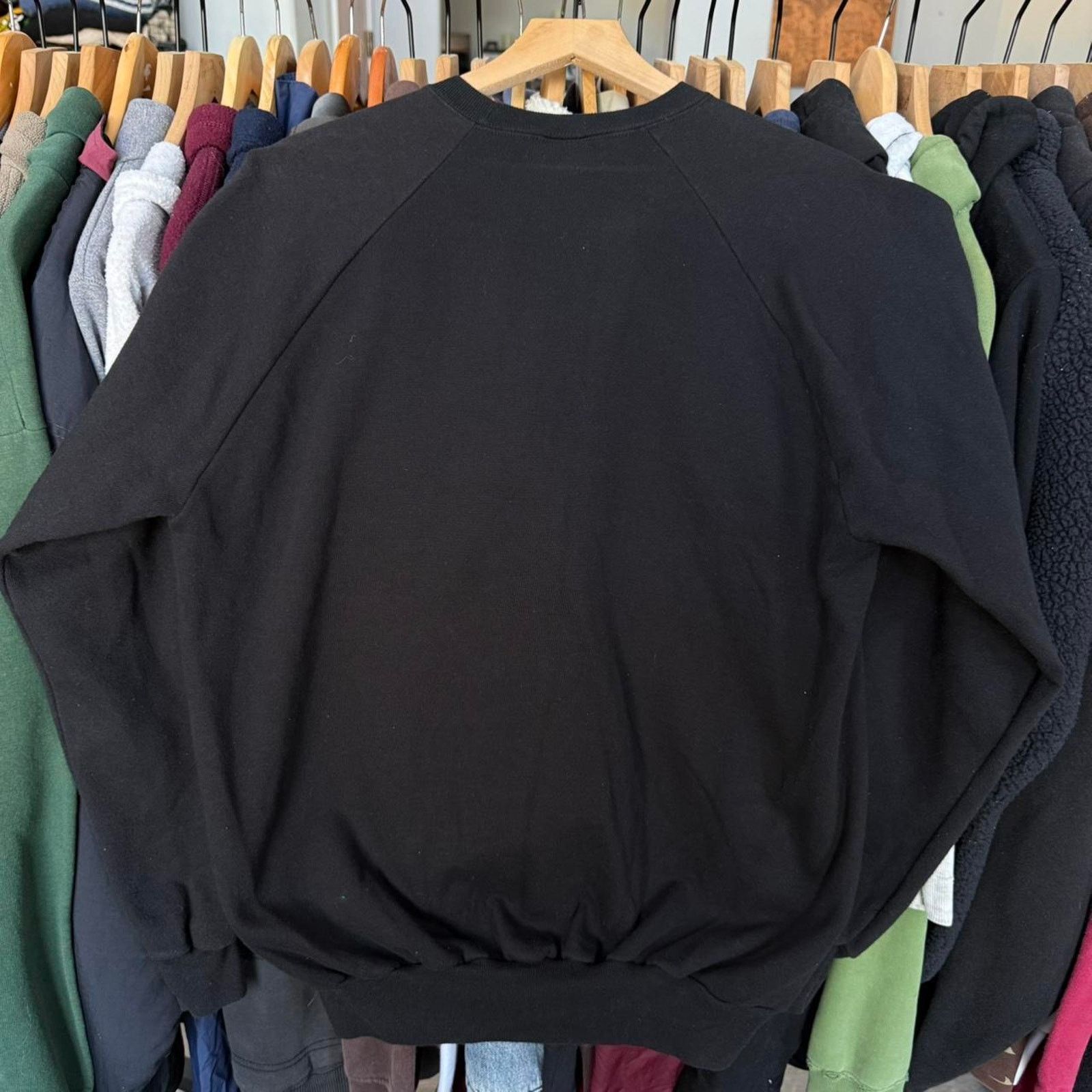 Anvil Vintage 80s Brooklyn Attitude Sweatshirt On Anvil Tag Black Size US XL / EU 56 / 4 - 7 Thumbnail