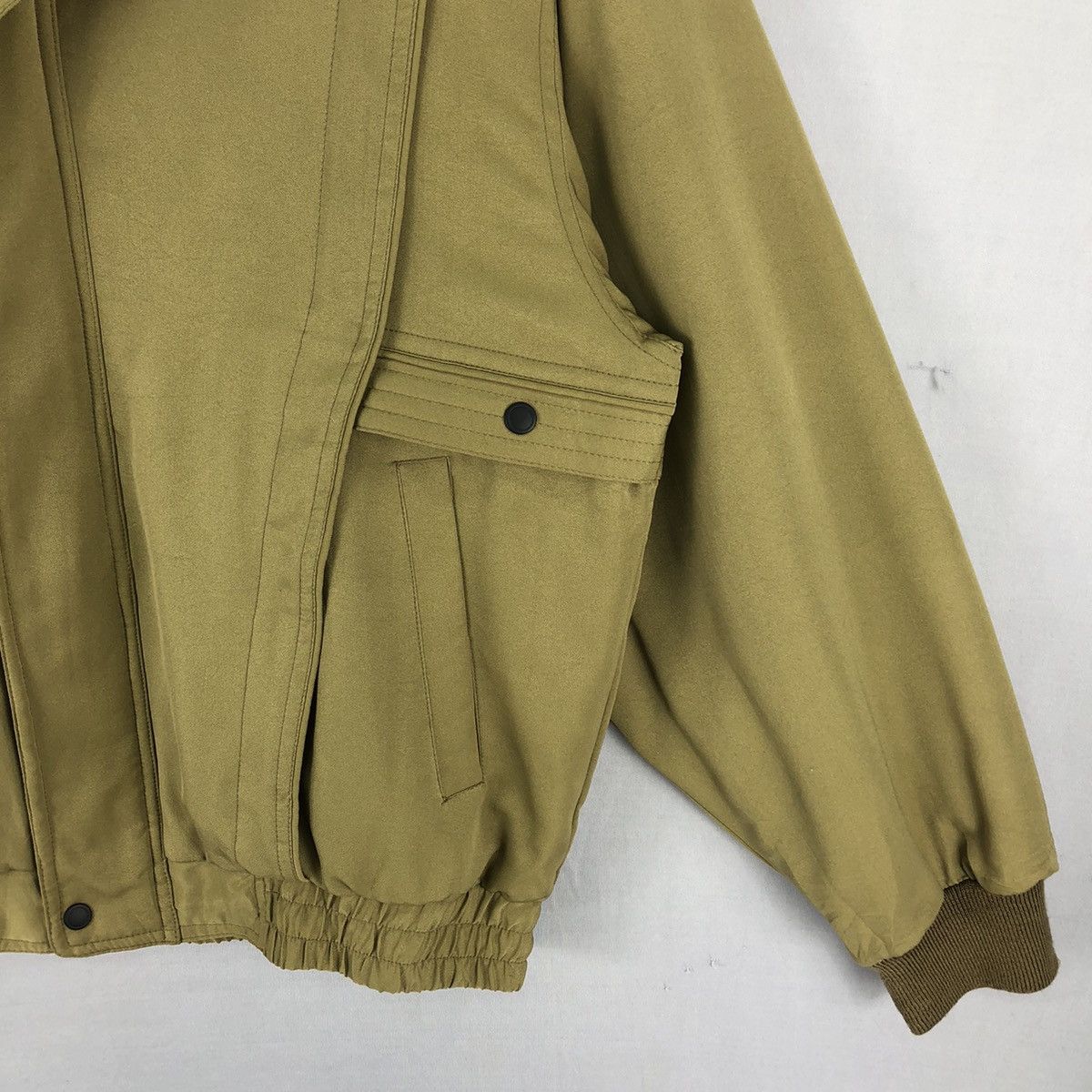 Japanese Brand Vintage 90's Casual Work Zipper Jacket Caramel by Sapperman Size US M / EU 48-50 / 2 - 3 Thumbnail