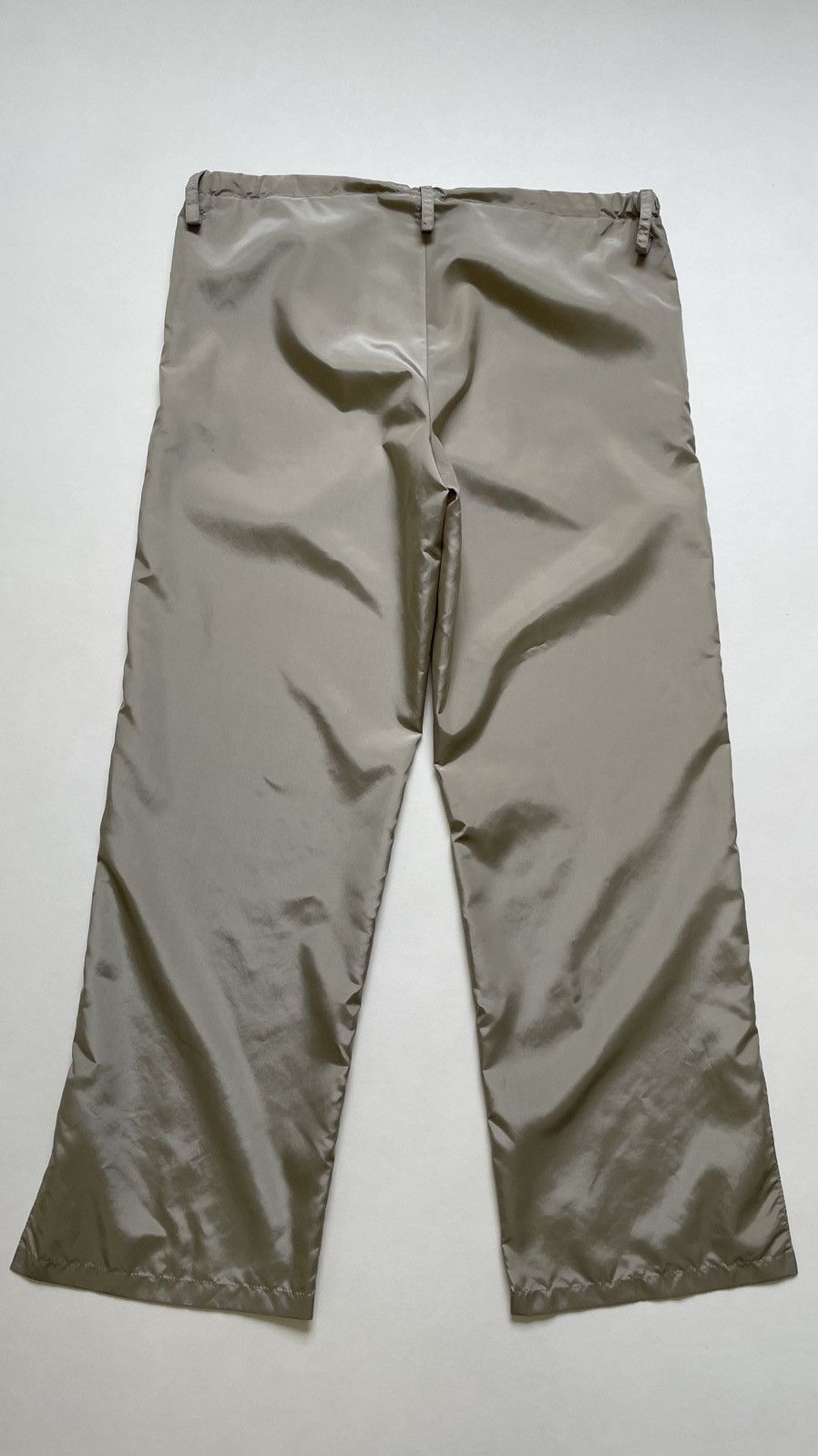 Miu Miu Shimmer Nylon Wide Leg Trousers Size US 36 / EU 52 - 13 Thumbnail