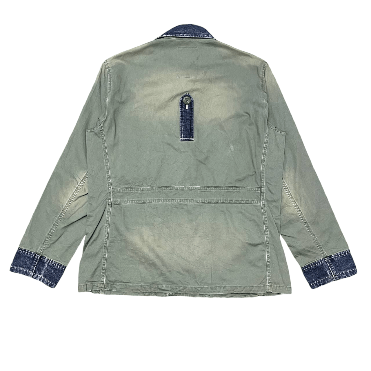 Avirex Vintage Avirex Multi Pocket Denim Part Jacket Military Size US XL / EU 56 / 4 - 14 Thumbnail