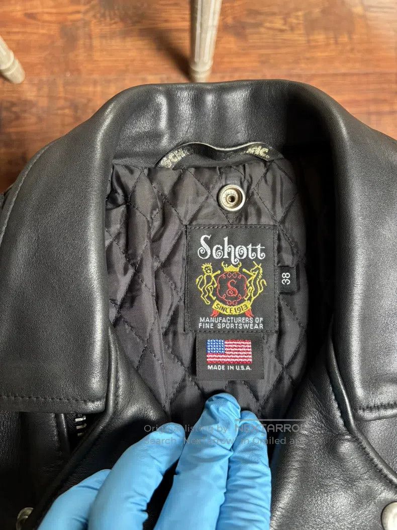 Schott Schott 613 Motorcycle Jacket Size US M / EU 48-50 / 2 - 2 Thumbnail