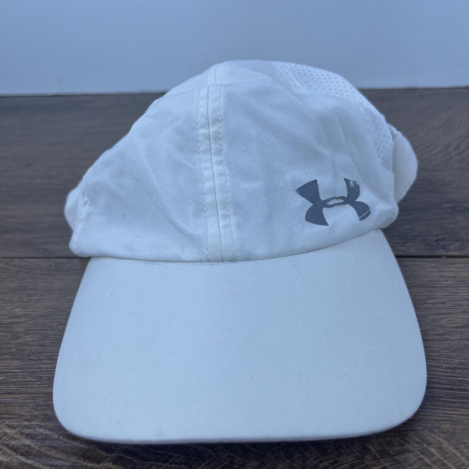 Under Armour Under Armour Running Hat UA Athletic White Hat Adjustable Wo Size ONE SIZE - 3 Thumbnail