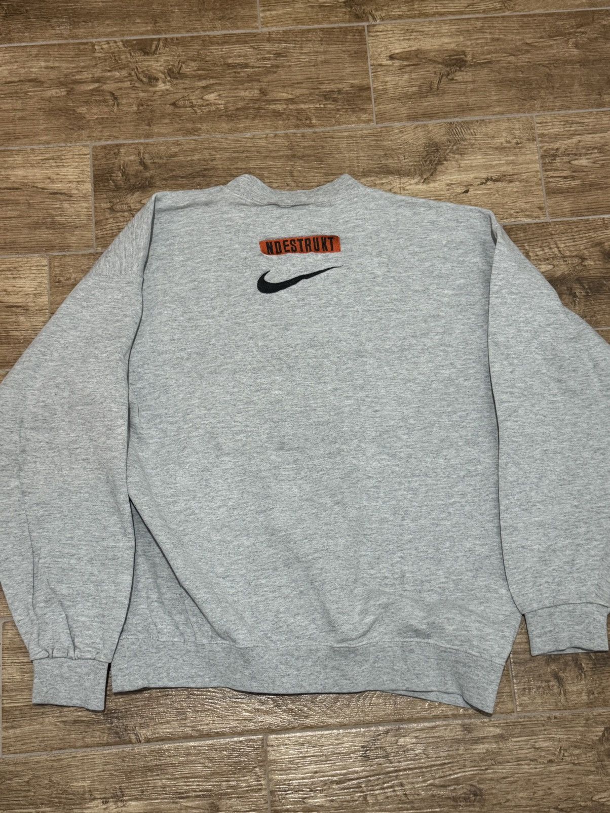 Nike Nike NDESTRUKT Crewneck Sweatshirt ’90s Rare Collector Piece Size US XL / EU 56 / 4 - 5 Thumbnail