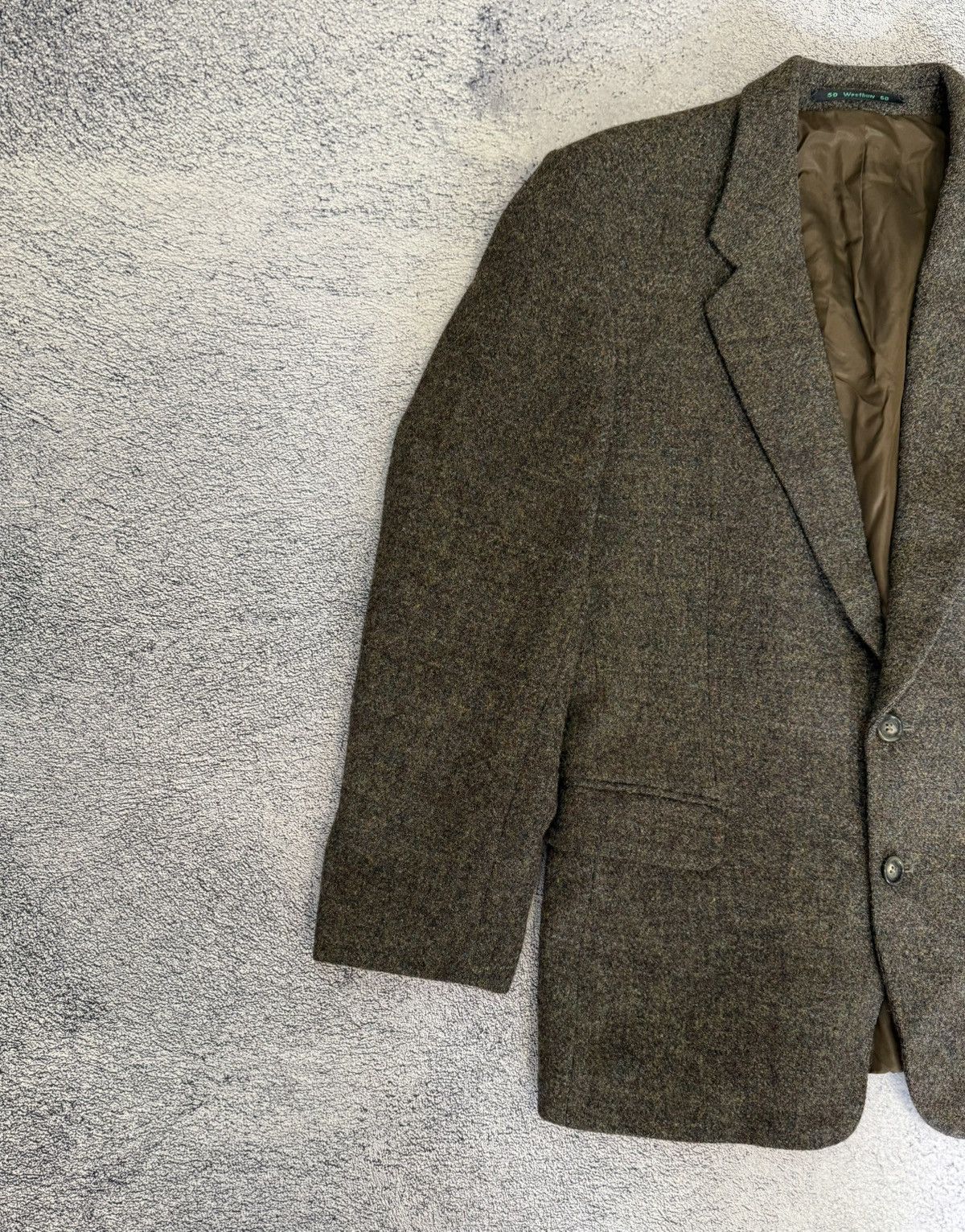 Harris Tweed Harris Tweed Men Blazer Jacket Westbury Wool Size50 Vintage Size 40R - 2 Thumbnail