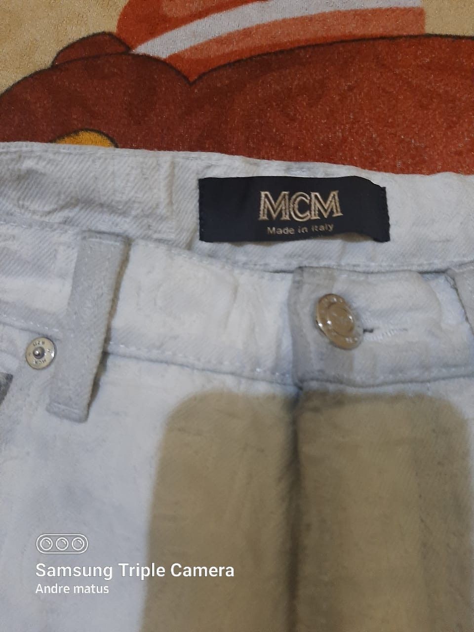 MCM MCM monogram white denim Size US 34 / EU 50 - 6 Thumbnail