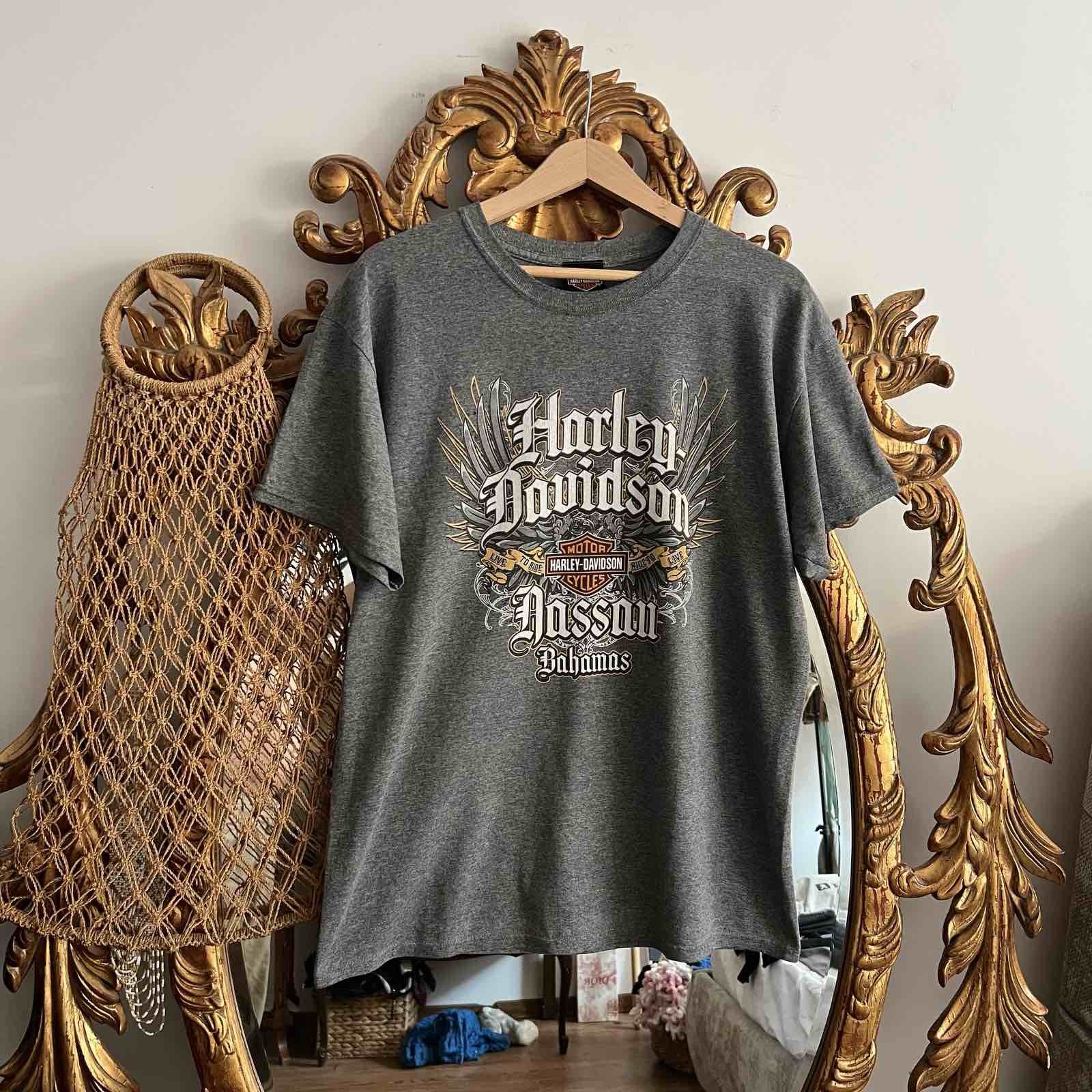 Harley Davidson Vintage HARLEY DAVIDSON Tee Graphic Sz L Size US L / EU 52-54 / 3 - 1 Thumbnail